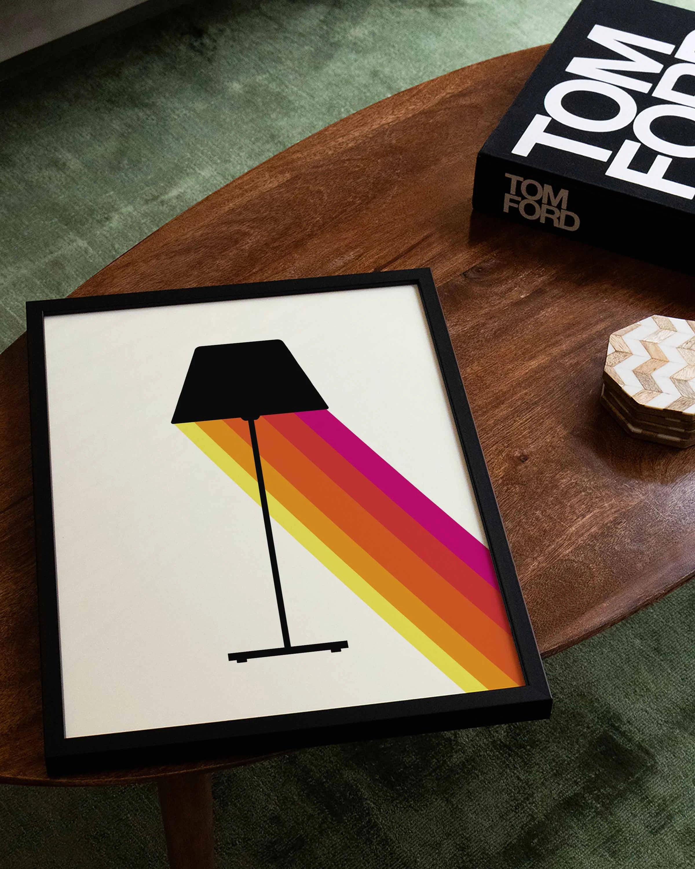 Lamp Poster – FineArt Wandbild, moderne Kunst & Fine Art Print von Spawnd, handgefertigt & Made in Germany