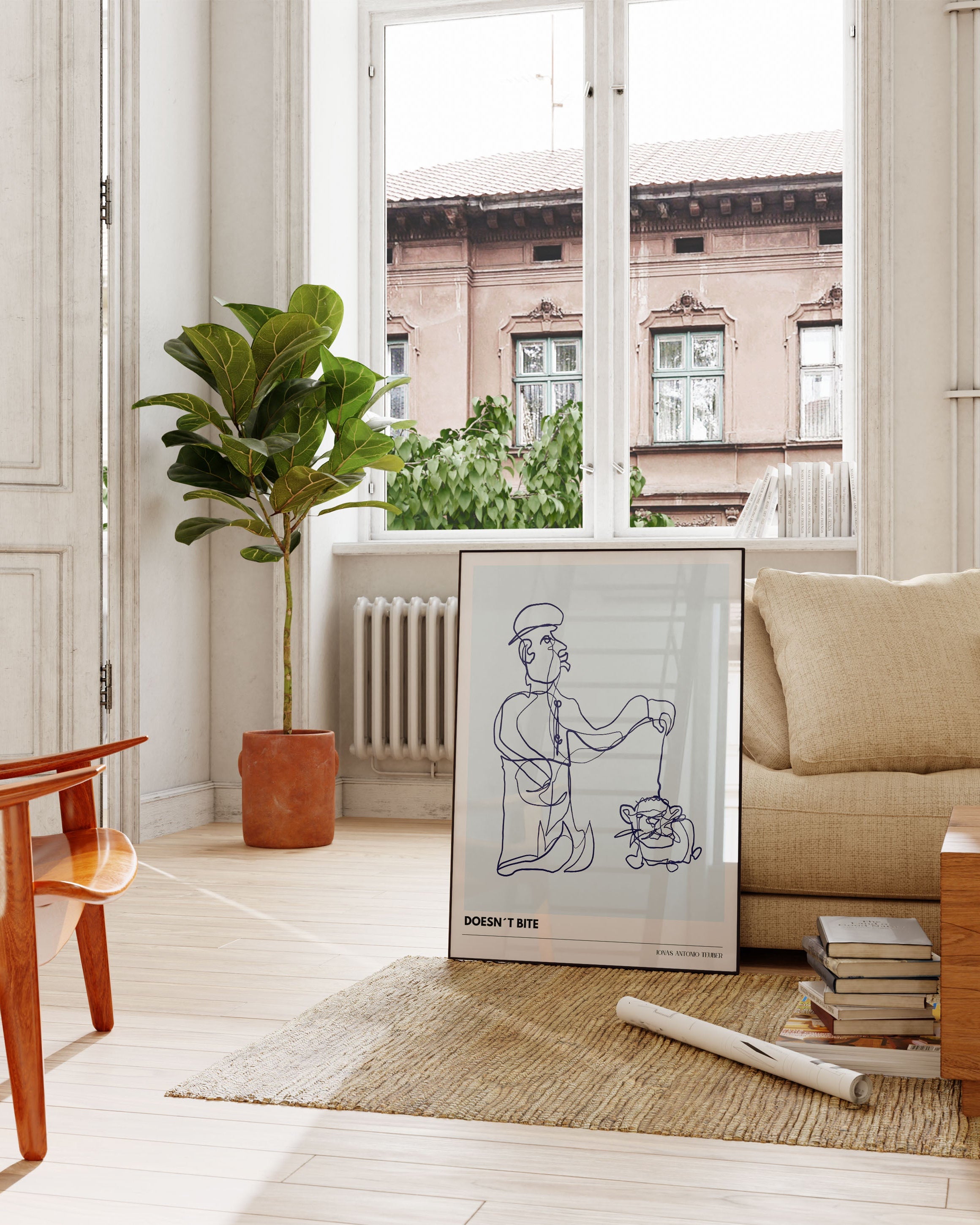 Poster im Wohnzimmer – Fine Art Print – Spawnd