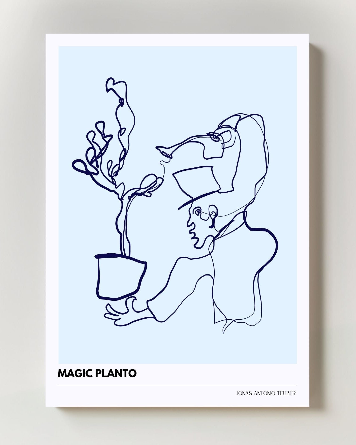 LB - Magic Planto Poster – FineArt Wandbild, moderne Kunst & Fine Art Print von Spawnd, handgefertigt & Made in Germany