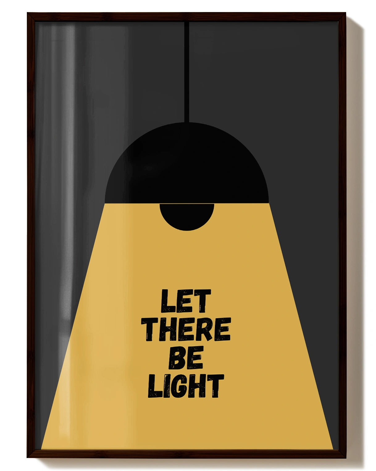Let there be light Poster – FineArt Wandbild, moderne Kunst & Fine Art Print von Spawnd, handgefertigt & Made in Germany