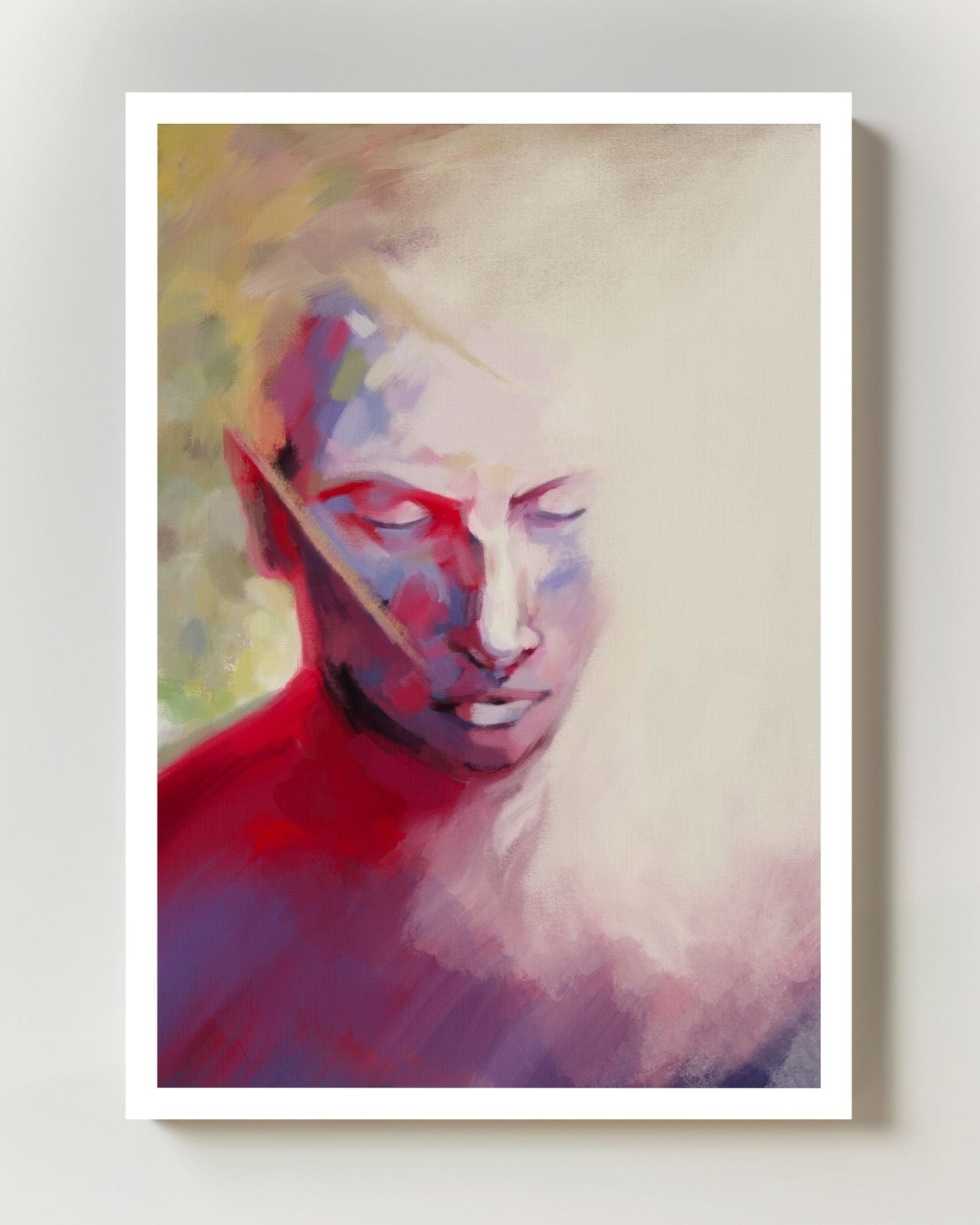 Licht und Schatten Poster – FineArt Wandbild, moderne Kunst & Fine Art Print von Spawnd, handgefertigt & Made in Germany