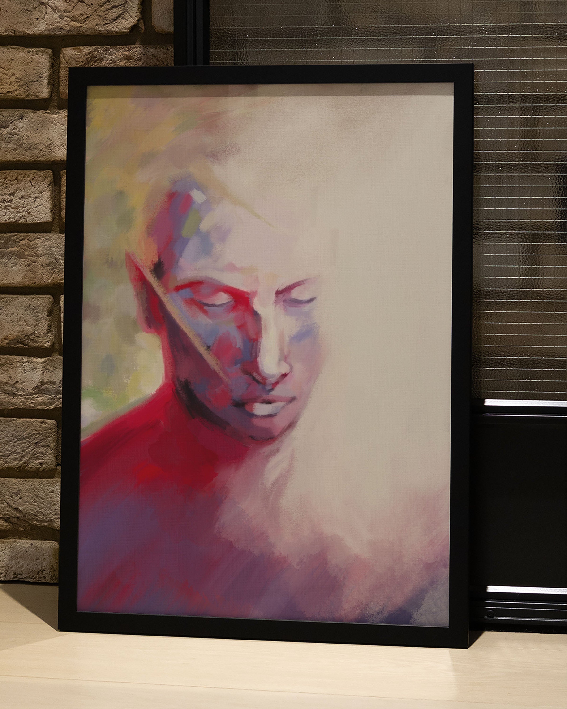 Licht und Schatten Poster – FineArt Wandbild, moderne Kunst & Fine Art Print von Spawnd, handgefertigt & Made in Germany