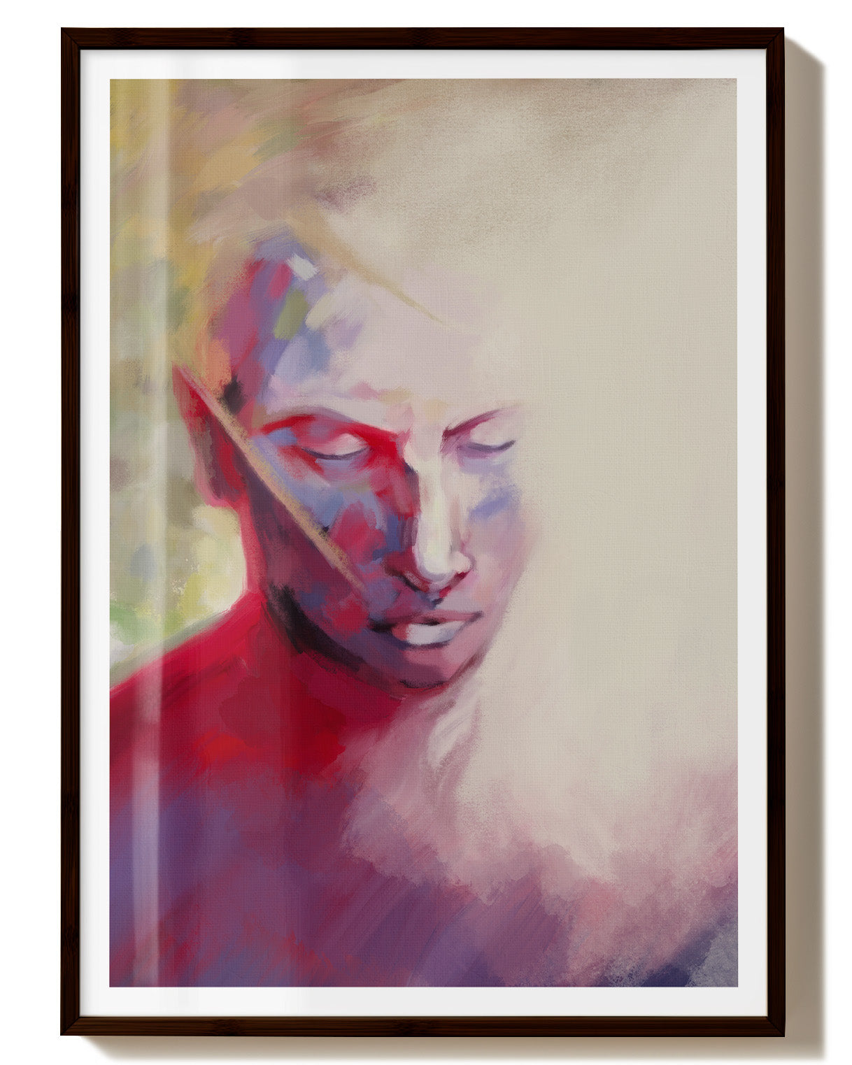 Licht und Schatten Poster – FineArt Wandbild, moderne Kunst & Fine Art Print von Spawnd, handgefertigt & Made in Germany