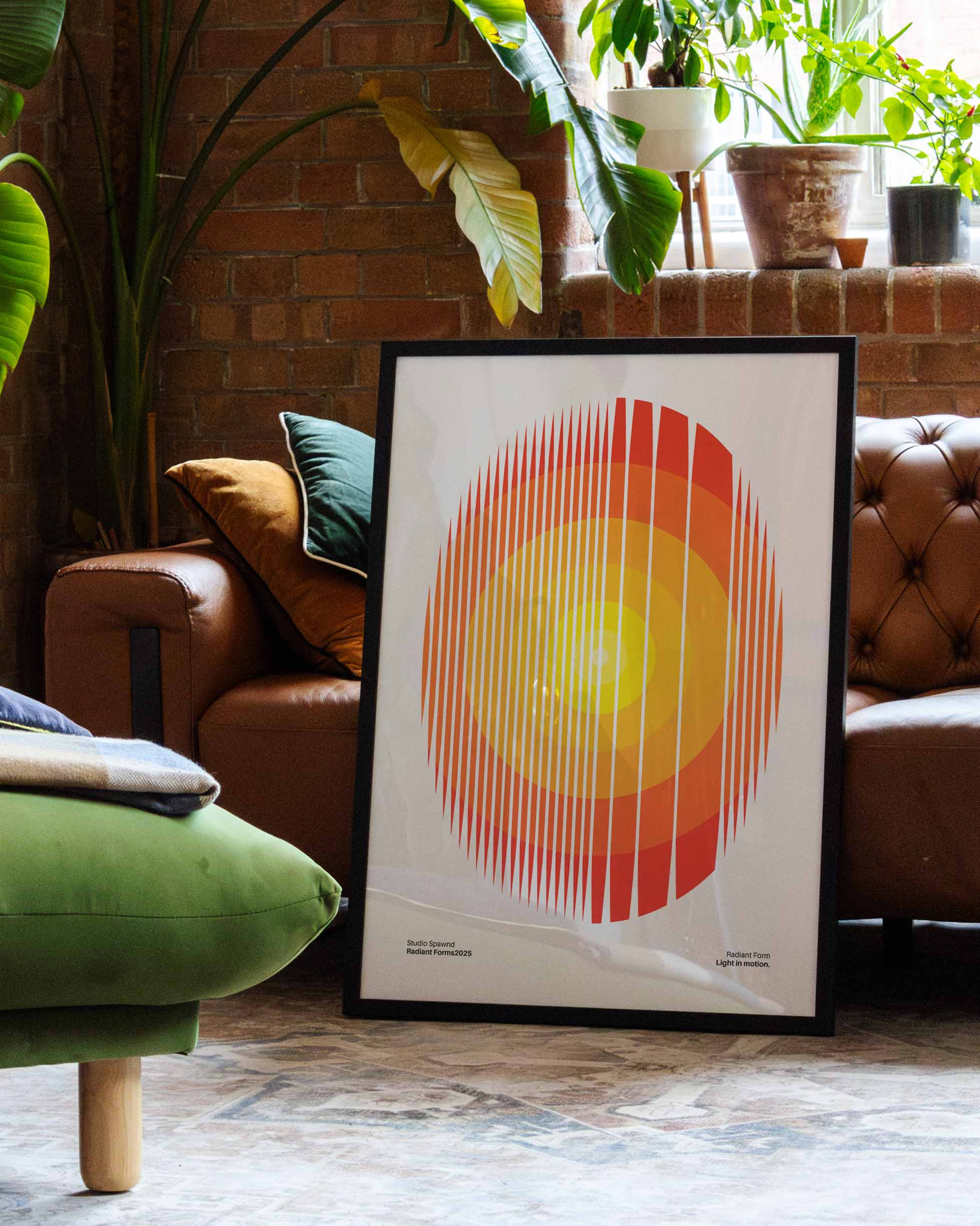 Light in Motion Poster – FineArt Wandbild, moderne Kunst & Fine Art Print von Spawnd, handgefertigt & Made in Germany