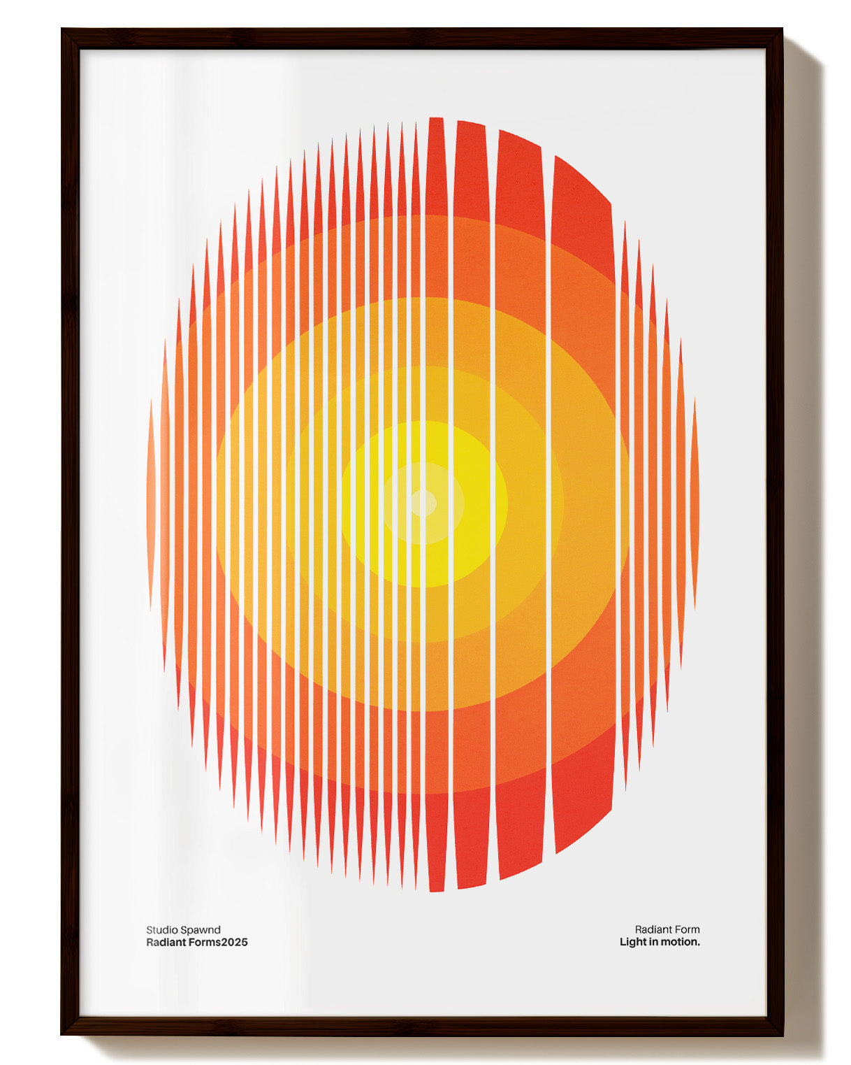 Light in Motion Poster – FineArt Wandbild, moderne Kunst & Fine Art Print von Spawnd, handgefertigt & Made in Germany