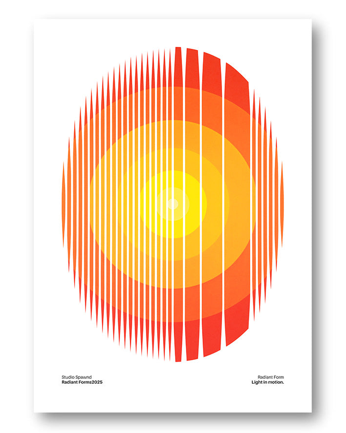 Light in Motion Poster – FineArt Wandbild, moderne Kunst & Fine Art Print von Spawnd, handgefertigt & Made in Germany