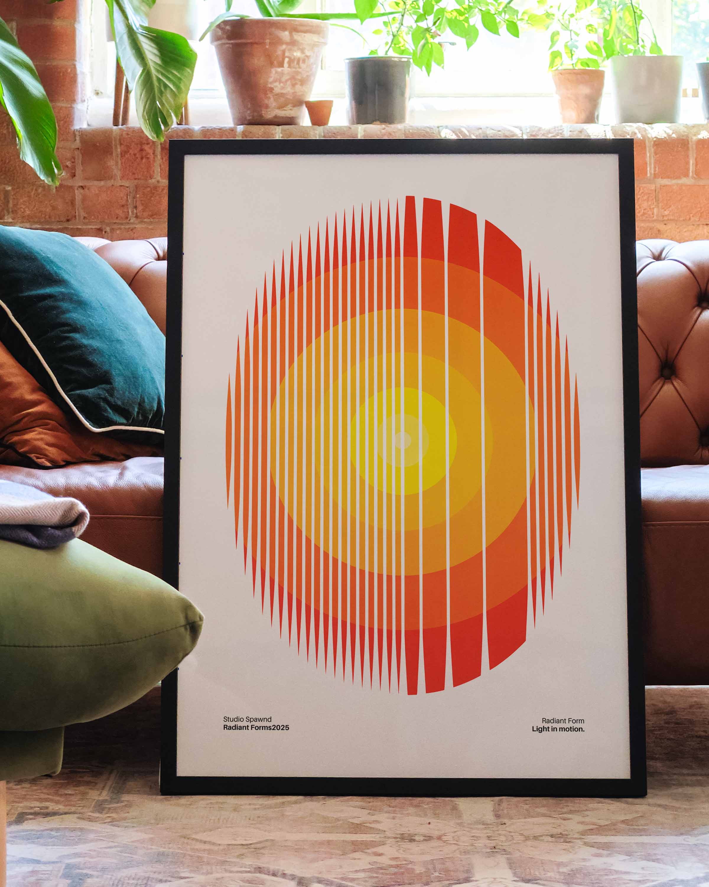 Light in Motion Poster – FineArt Wandbild, moderne Kunst & Fine Art Print von Spawnd, handgefertigt & Made in Germany