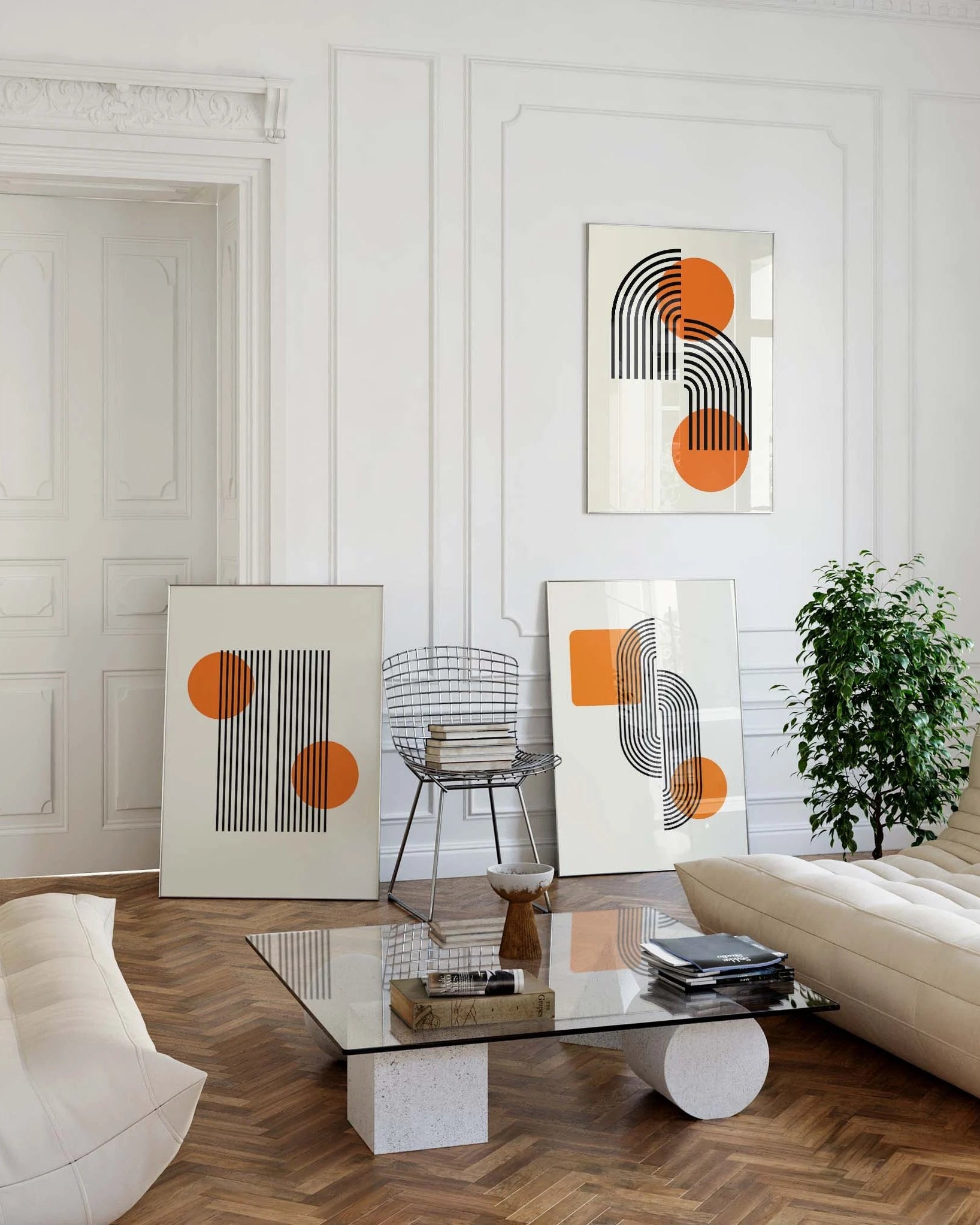 Line Balance Poster – FineArt Wandbild, moderne Kunst & Fine Art Print von Spawnd, handgefertigt & Made in Germany