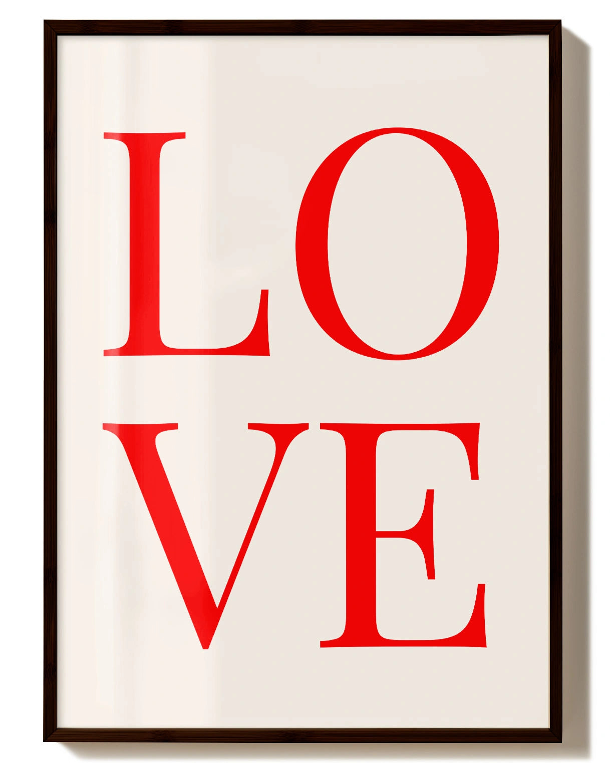 Love Poster – FineArt Wandbild, moderne Kunst & Fine Art Print von Spawnd, handgefertigt & Made in Germany