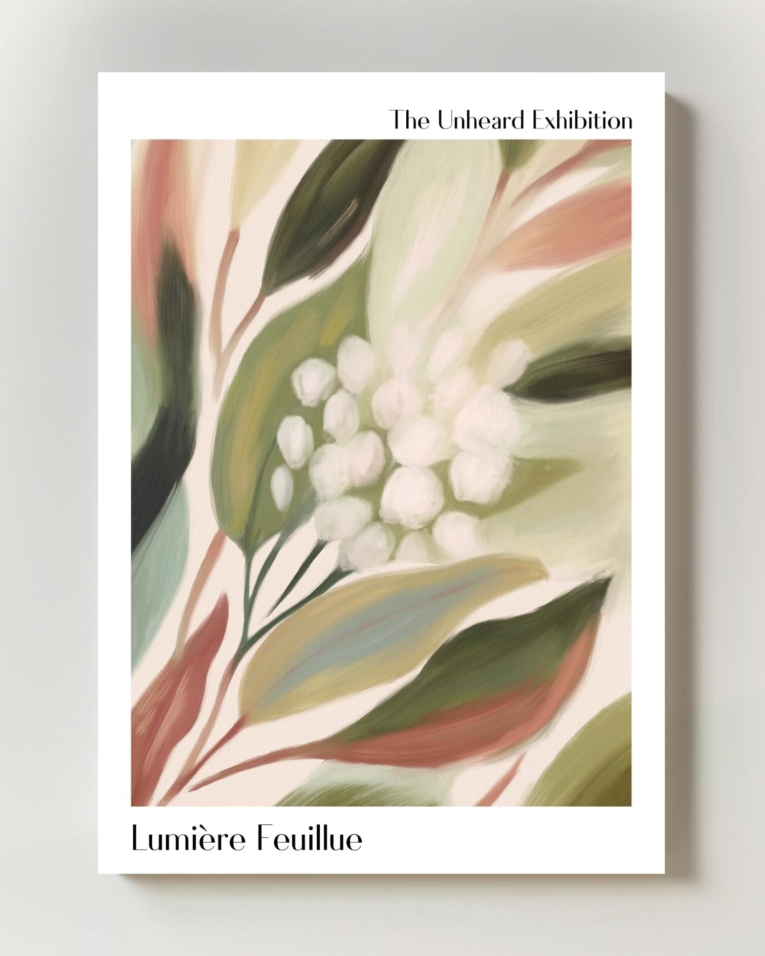 Lumière Feuillue Poster – FineArt Wandbild, moderne Kunst & Fine Art Print von Spawnd, handgefertigt & Made in Germany