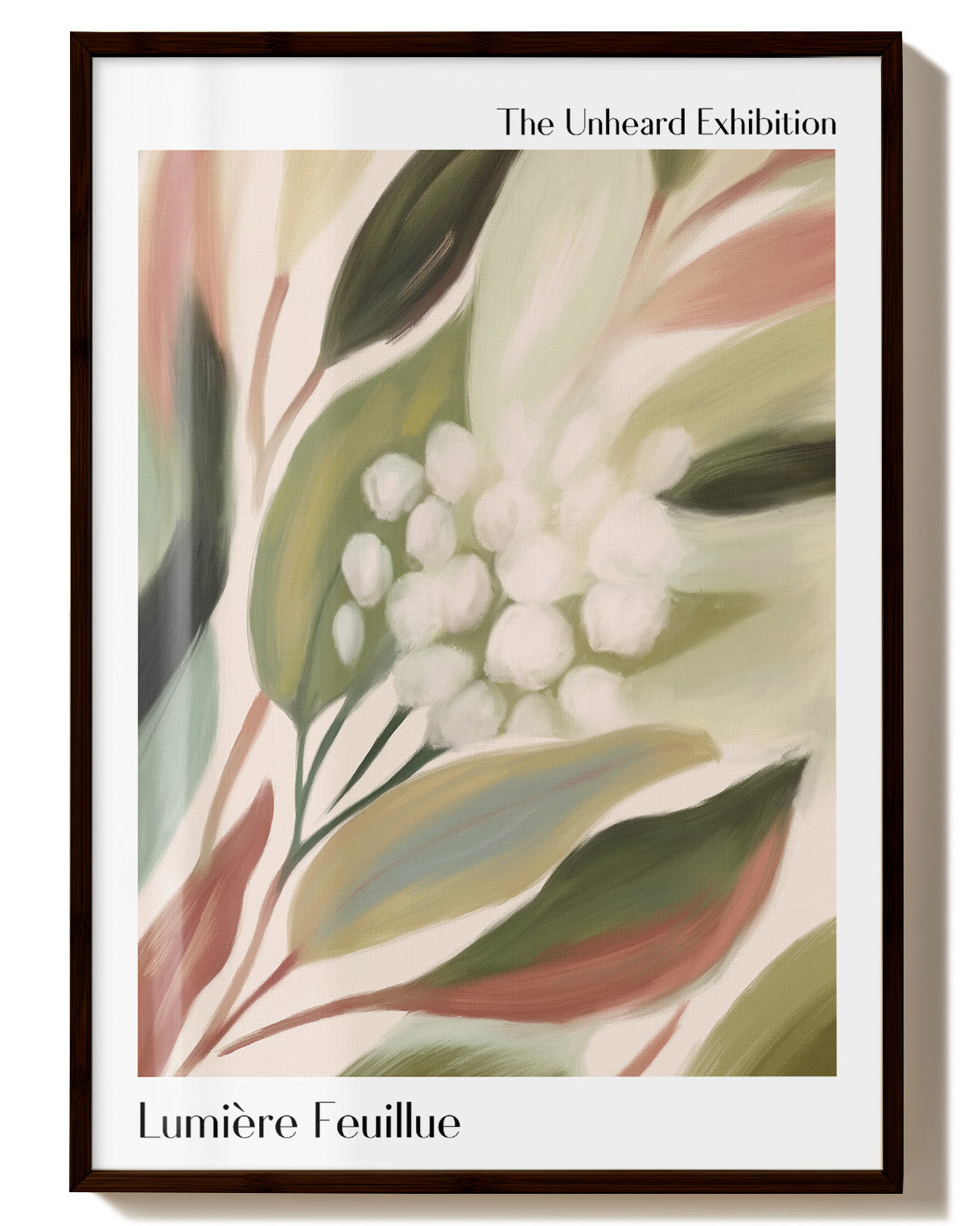 Lumière Feuillue Poster – FineArt Wandbild, moderne Kunst & Fine Art Print von Spawnd, handgefertigt & Made in Germany