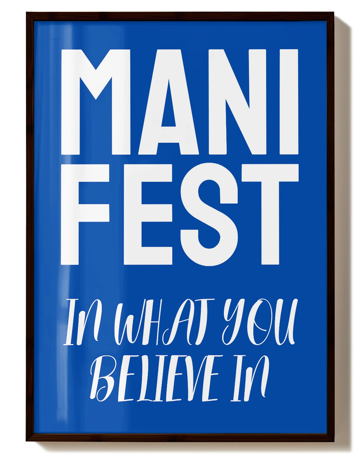 Manifest Poster – FineArt Wandbild, moderne Kunst & Fine Art Print von Spawnd, handgefertigt & Made in Germany