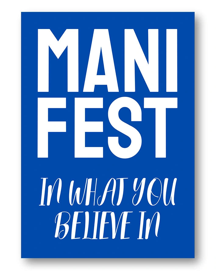 Manifest Poster – FineArt Wandbild, moderne Kunst & Fine Art Print von Spawnd, handgefertigt & Made in Germany