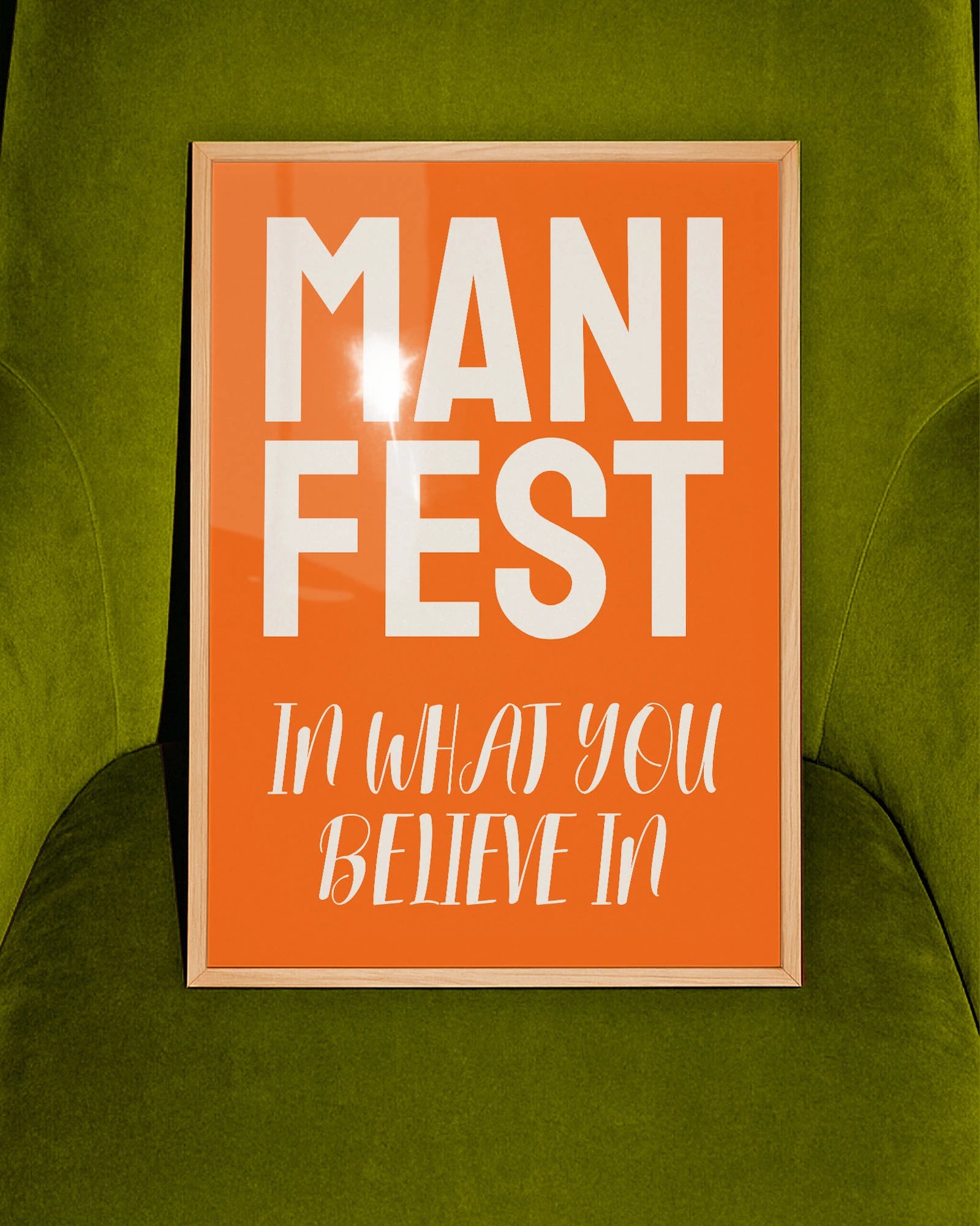 Manifest Poster – FineArt Wandbild, moderne Kunst & Fine Art Print von Spawnd, handgefertigt & Made in Germany