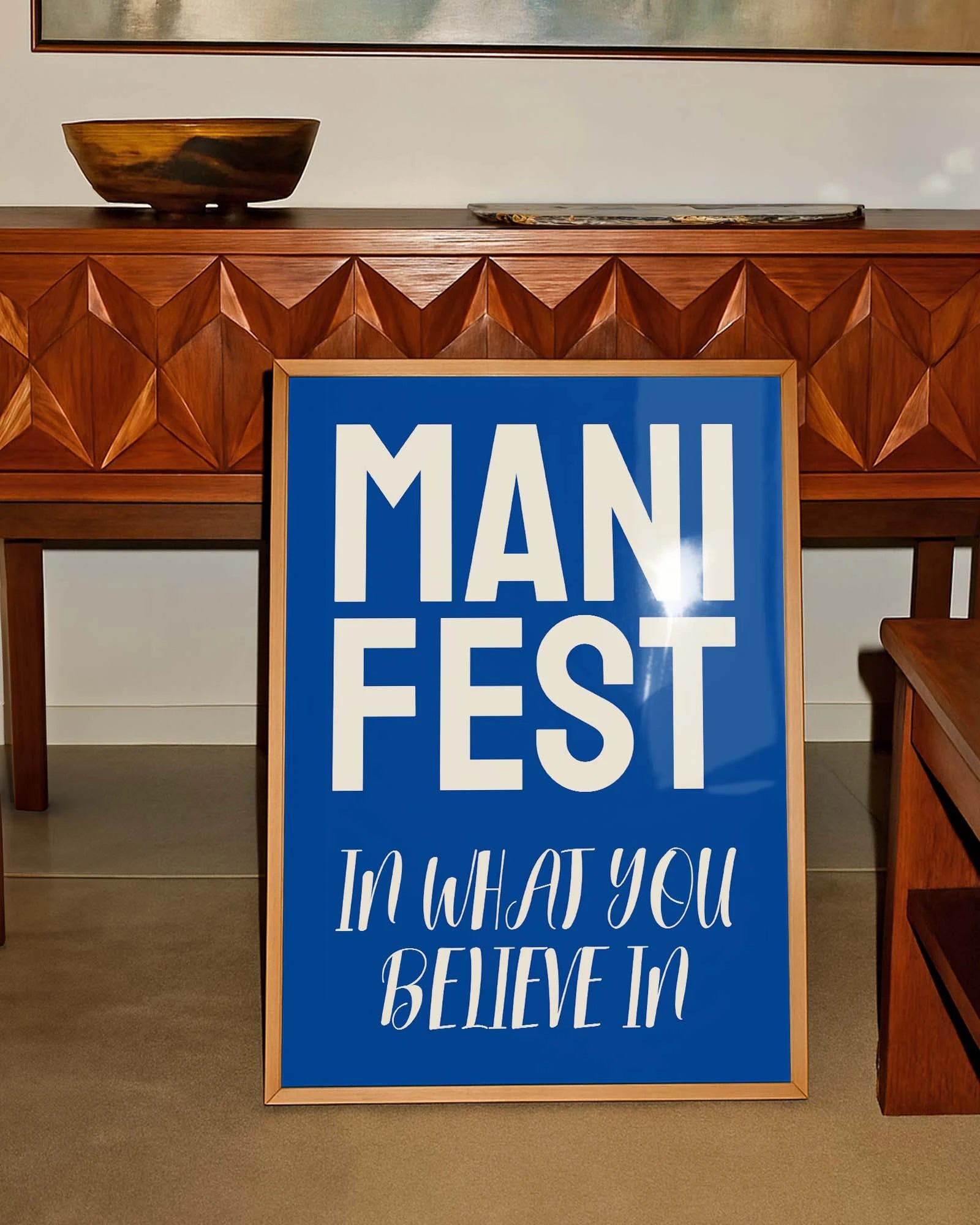 Manifest Poster – FineArt Wandbild, moderne Kunst & Fine Art Print von Spawnd, handgefertigt & Made in Germany