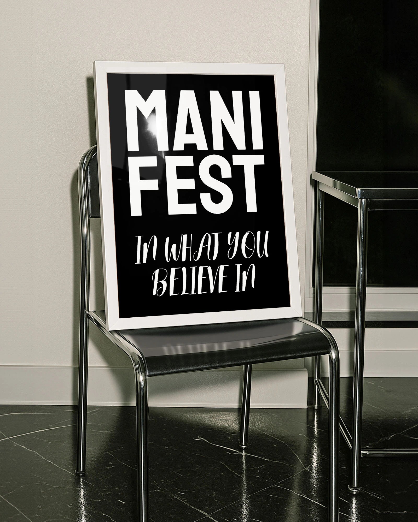 Manifest Poster – FineArt Wandbild, moderne Kunst & Fine Art Print von Spawnd, handgefertigt & Made in Germany
