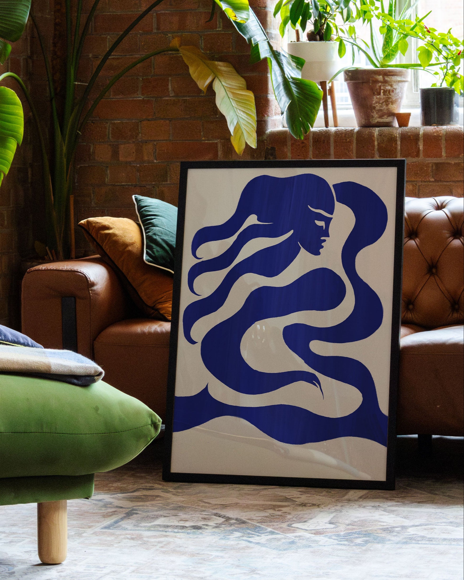 Mermaid Poster – FineArt Wandbild, moderne Kunst & Fine Art Print von Spawnd, handgefertigt & Made in Germany
