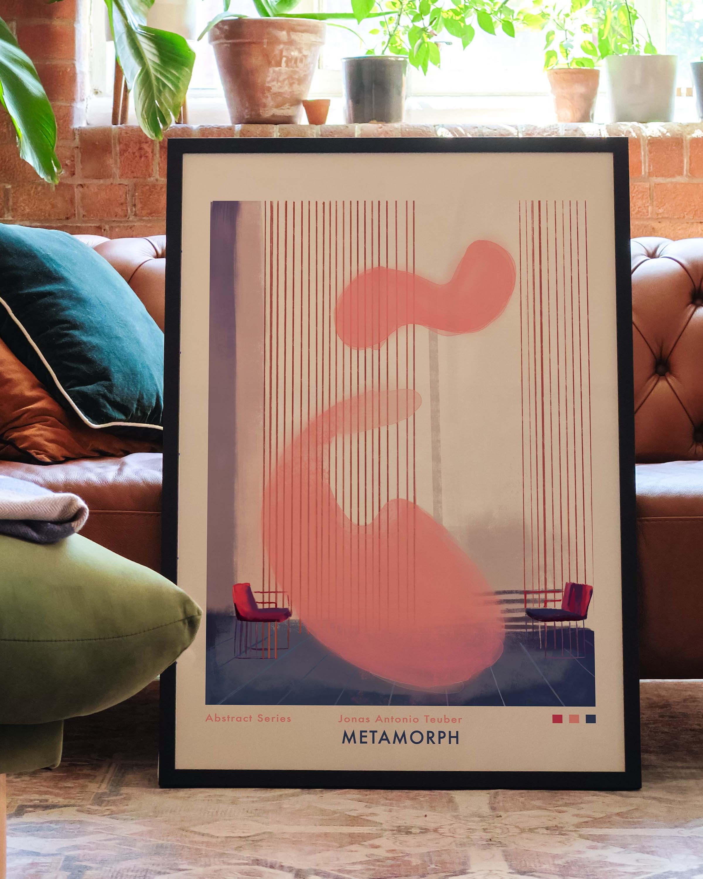 Metamorph Poster im Wohnzimmer – Fine Art Print – Spawnd