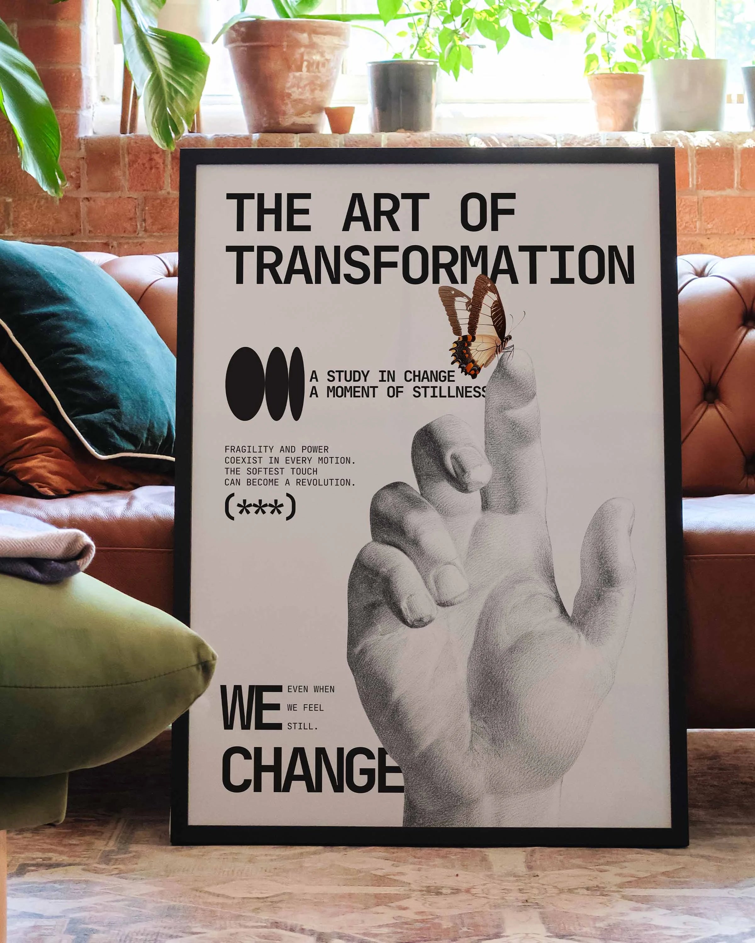 Metamorphose Poster – FineArt Wandbild, moderne Kunst & Fine Art Print von Spawnd, handgefertigt & Made in Germany