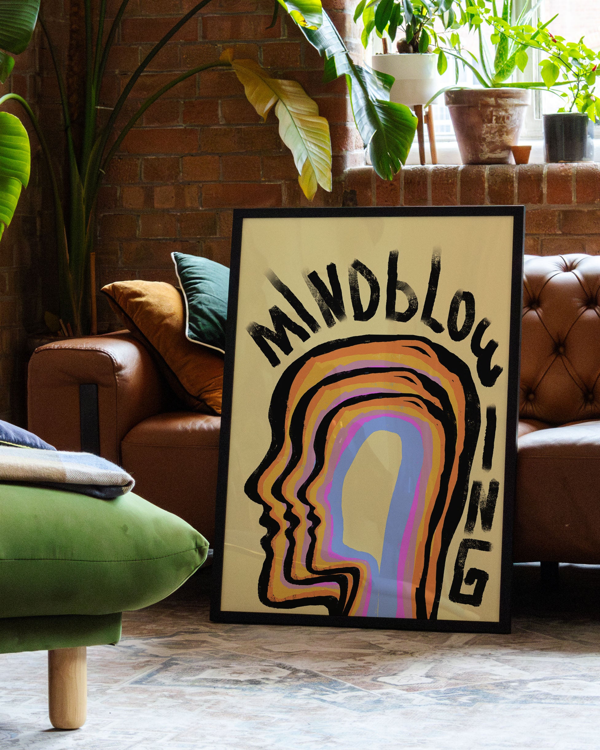 Mindblowing Poster – FineArt Wandbild, moderne Kunst & Fine Art Print von Spawnd, handgefertigt & Made in Germany