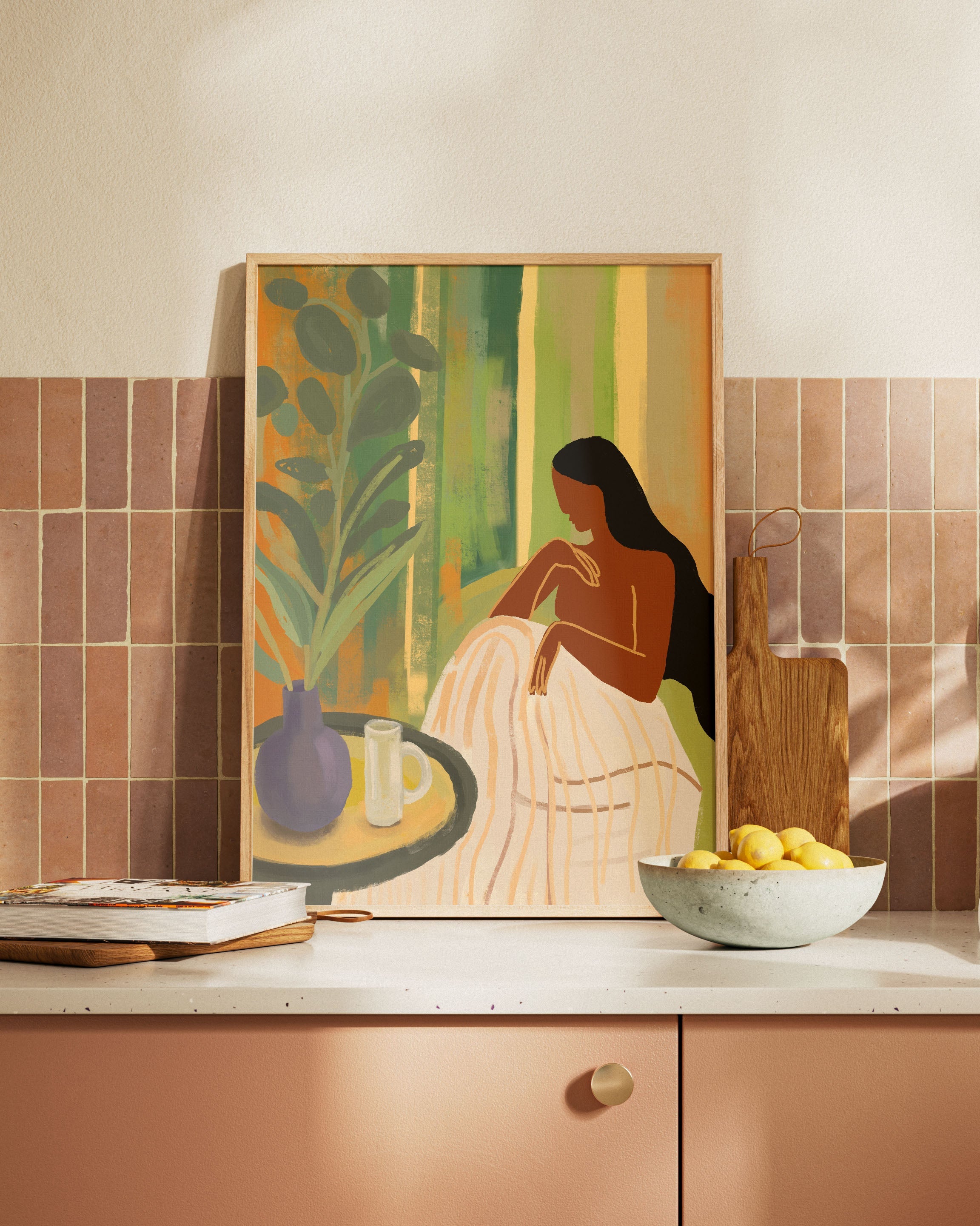 Cabin Poster – FineArt Wandbild, moderne Kunst & Fine Art Print von Spawnd, handgefertigt & Made in Germany