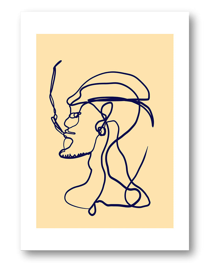 Mucho Gusto Poster – FineArt Wandbild, moderne Kunst & Fine Art Print von Spawnd, handgefertigt & Made in Germany