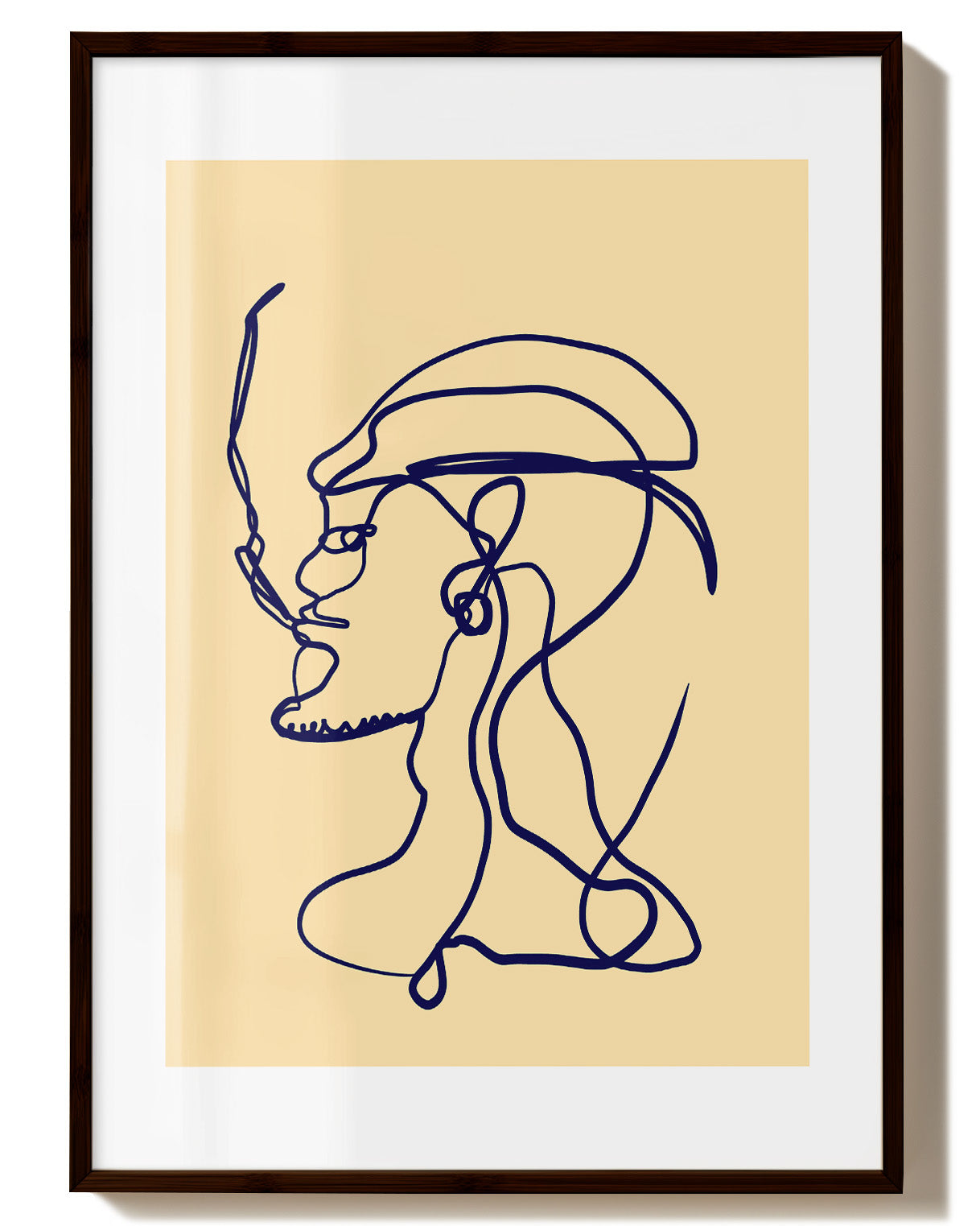 Mucho Gusto Poster – FineArt Wandbild, moderne Kunst & Fine Art Print von Spawnd, handgefertigt & Made in Germany