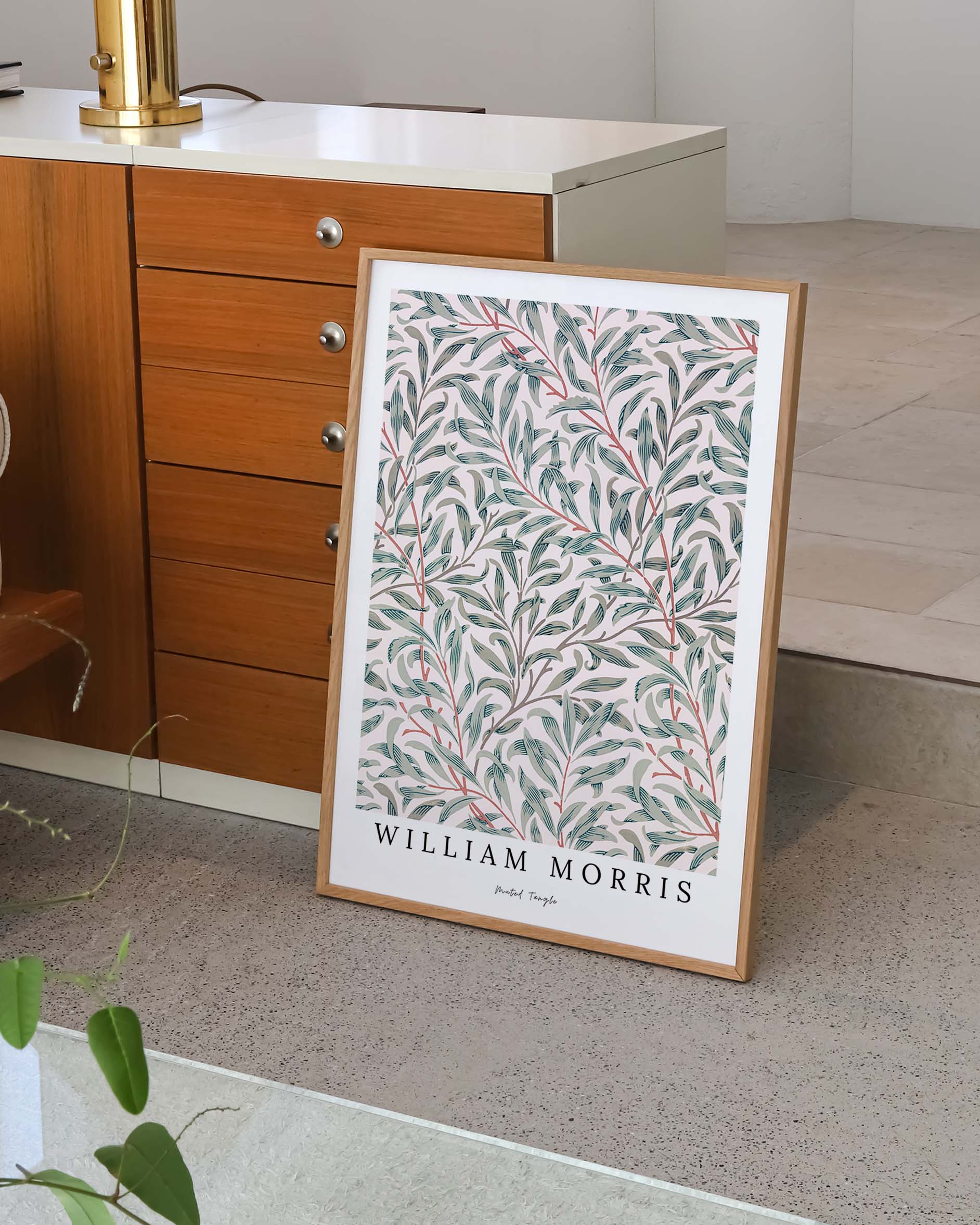 Muted Tangle Poster – FineArt Wandbild, moderne Kunst & Fine Art Print von Spawnd, handgefertigt & Made in Germany