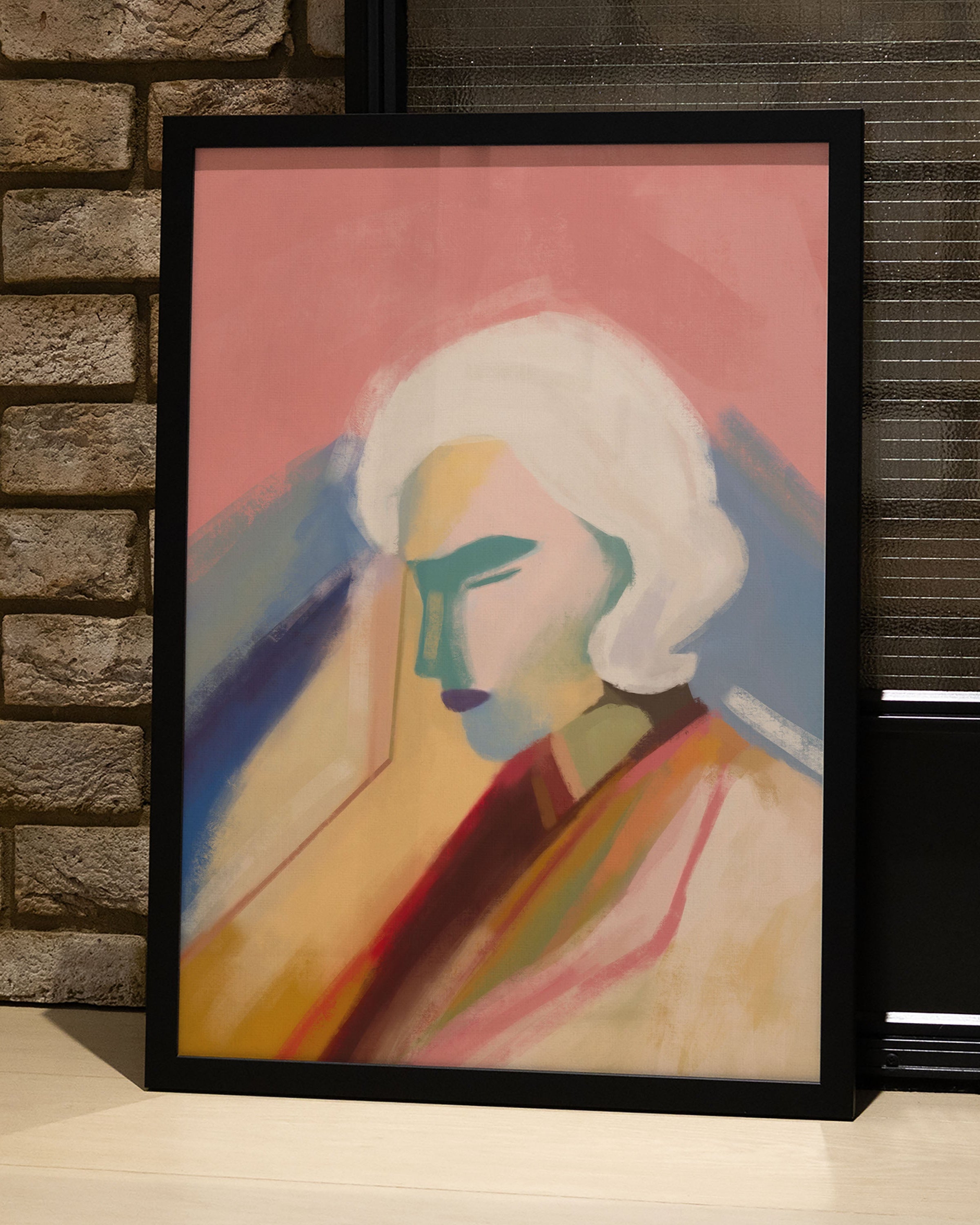 Color Keeps Me Poster – FineArt Wandbild, moderne Kunst & Fine Art Print von Spawnd, handgefertigt & Made in Germany