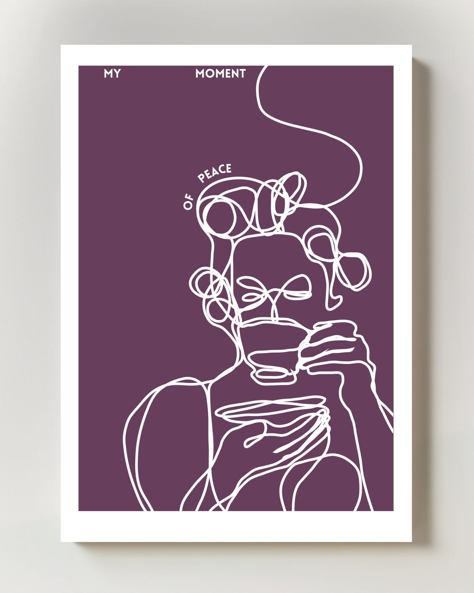 My Moment Poster – FineArt Wandbild, moderne Kunst & Fine Art Print von Spawnd, handgefertigt & Made in Germany