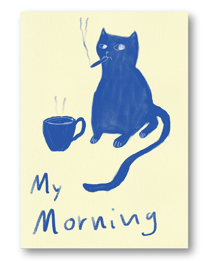 My Morning Poster – FineArt Wandbild, moderne Kunst & Fine Art Print von Spawnd, handgefertigt & Made in Germany