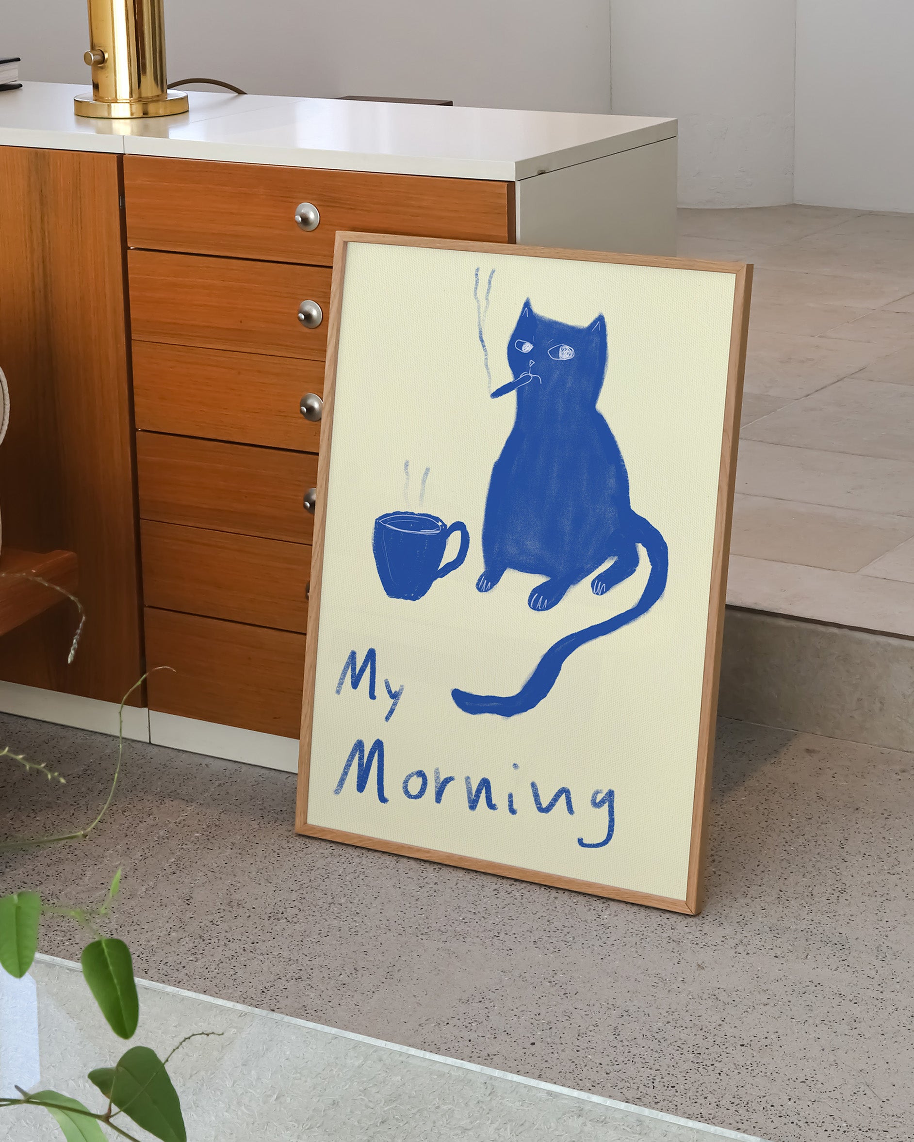 My Morning Poster – FineArt Wandbild, moderne Kunst & Fine Art Print von Spawnd, handgefertigt & Made in Germany