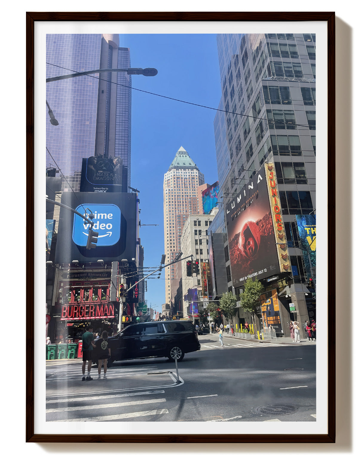 New York September 2024 Poster – FineArt Wandbild, moderne Kunst & Fine Art Print von Spawnd, handgefertigt & Made in Germany