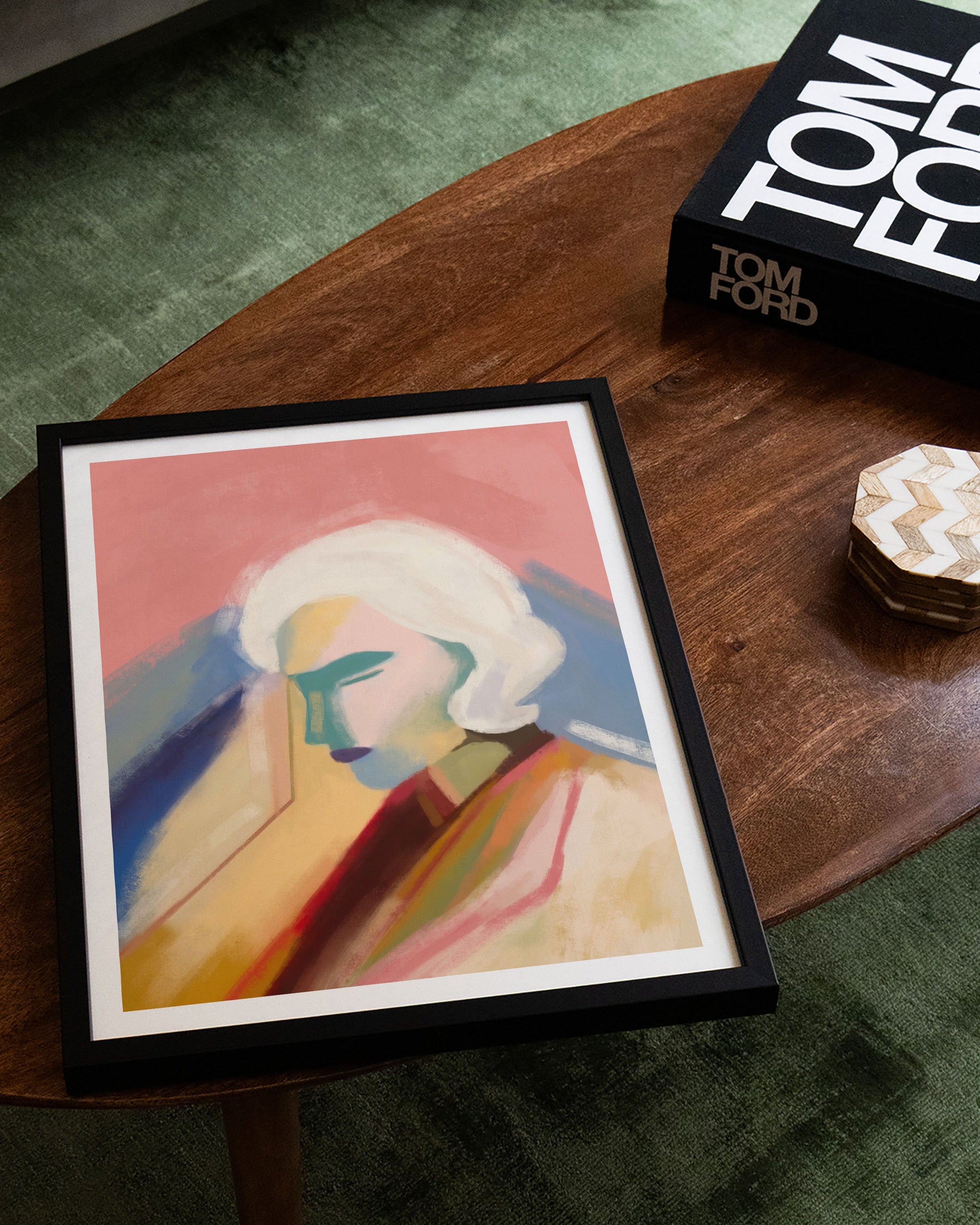 Color Keeps Me Poster – FineArt Wandbild, moderne Kunst & Fine Art Print von Spawnd, handgefertigt & Made in Germany