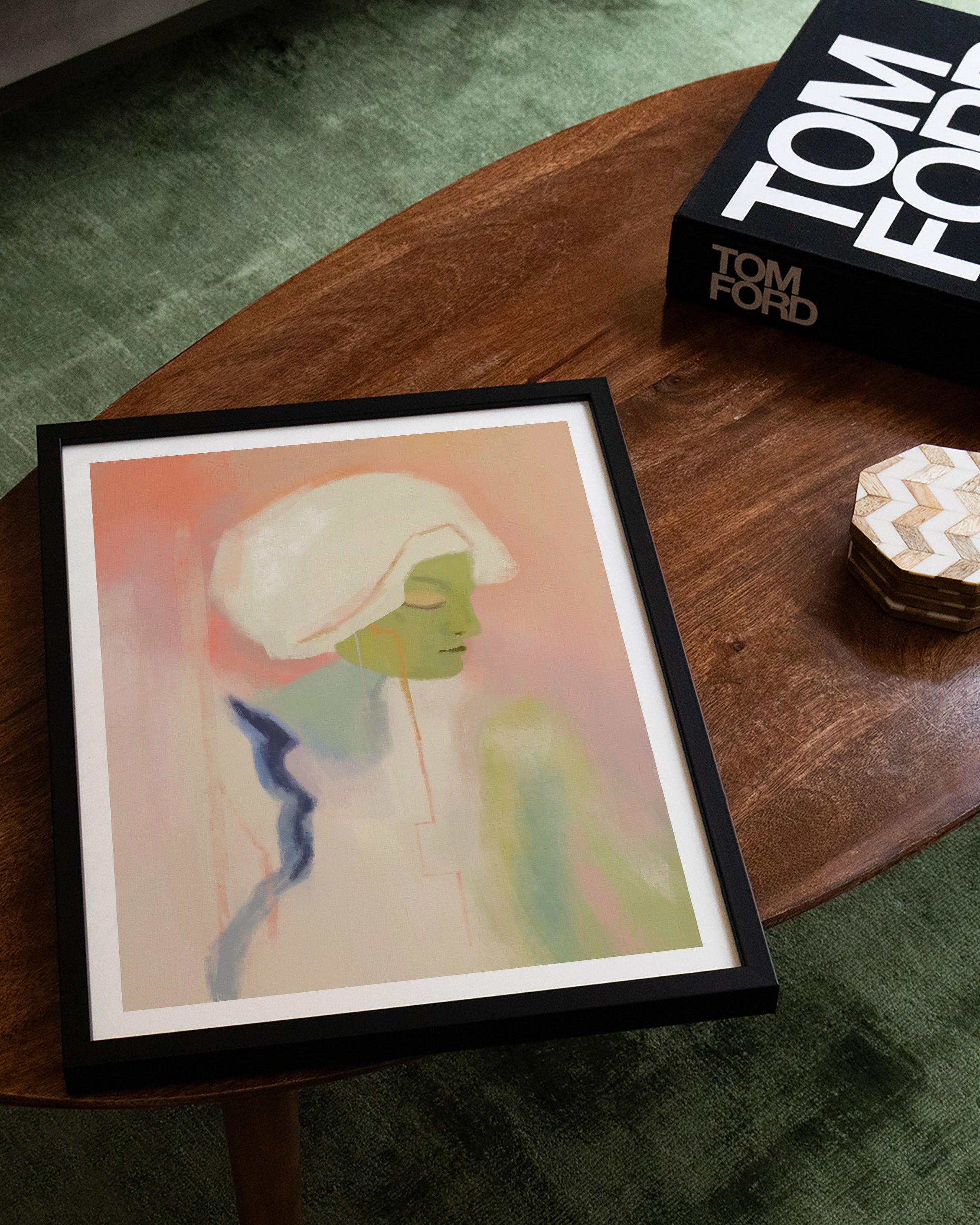 No More Questions Poster – FineArt Wandbild, moderne Kunst & Fine Art Print von Spawnd, handgefertigt & Made in Germany