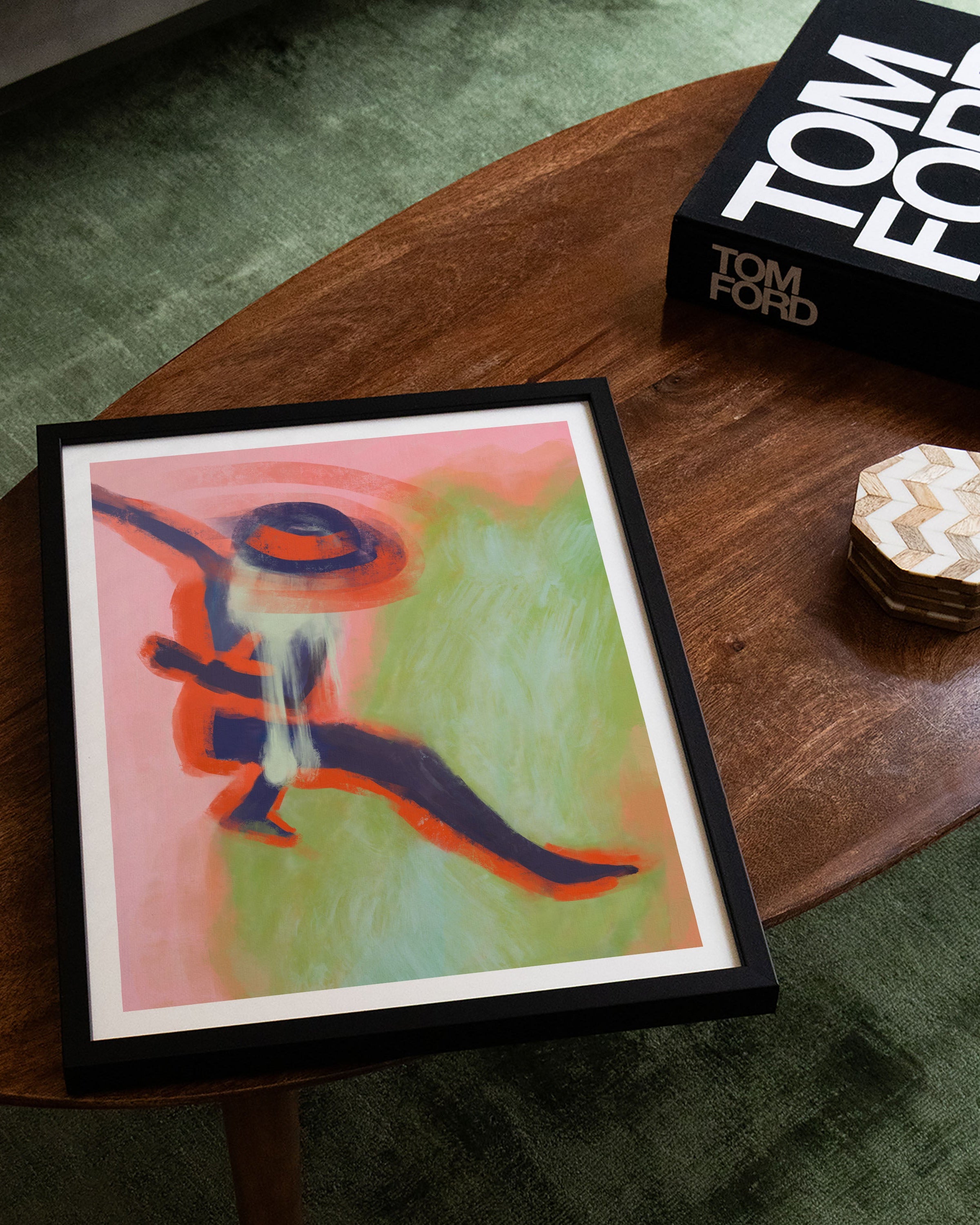 Skiptrace Poster – FineArt Wandbild, moderne Kunst & Fine Art Print von Spawnd, handgefertigt & Made in Germany