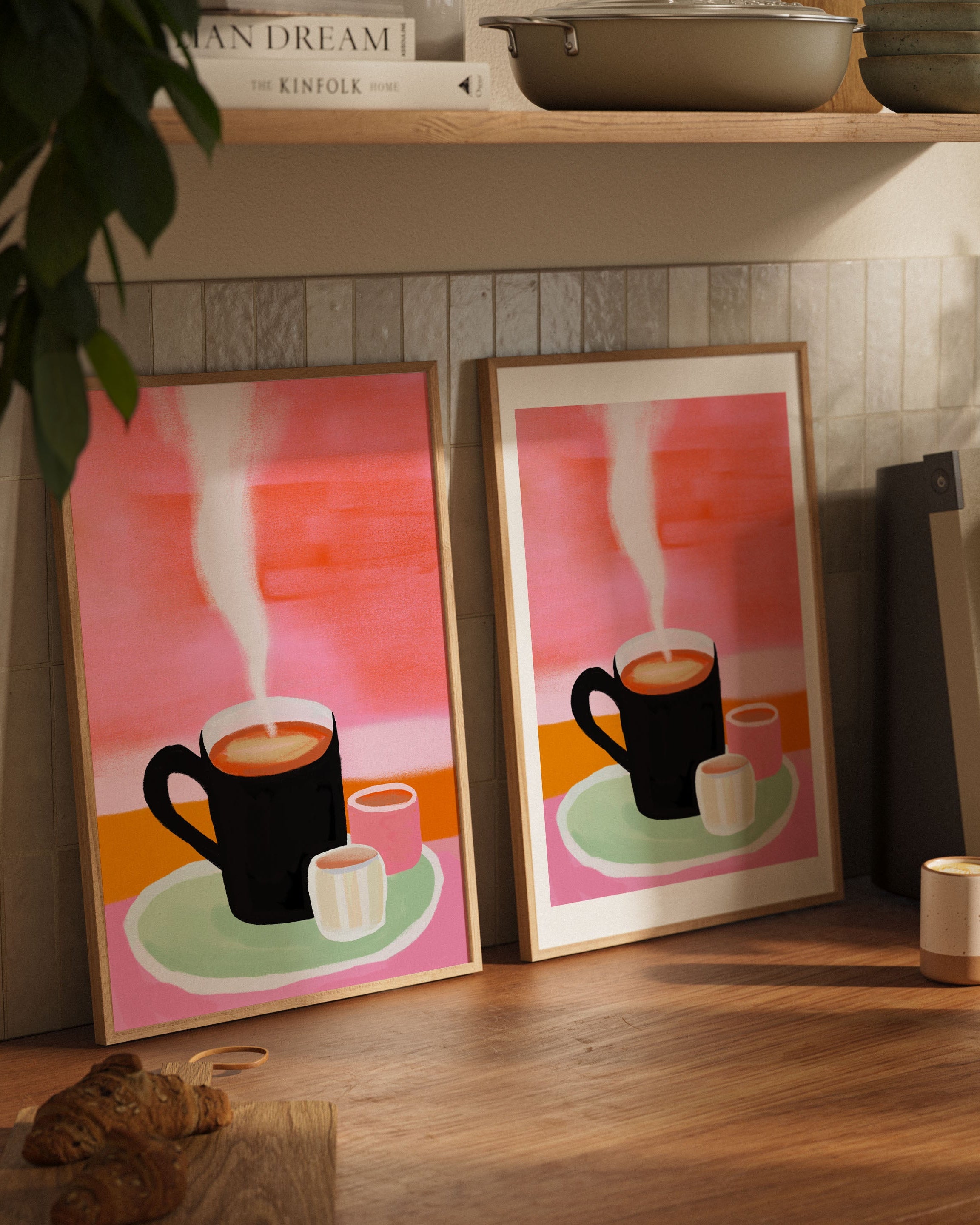 Cup of Calm Poster – FineArt Wandbild, moderne Kunst & Fine Art Print von Spawnd, handgefertigt & Made in Germany