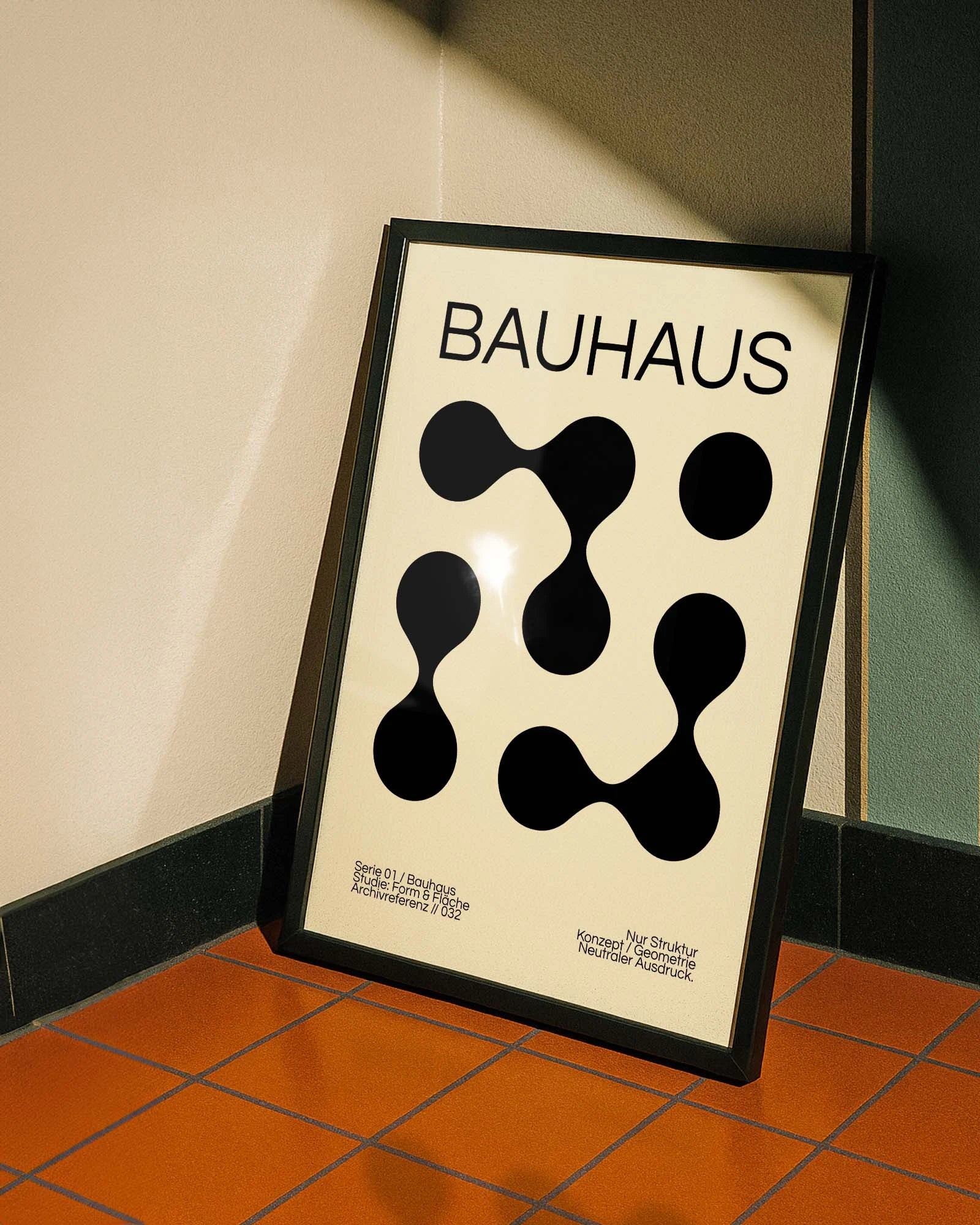 No Emotions Poster – FineArt Wandbild, moderne Kunst & Fine Art Print von Spawnd, handgefertigt & Made in Germany