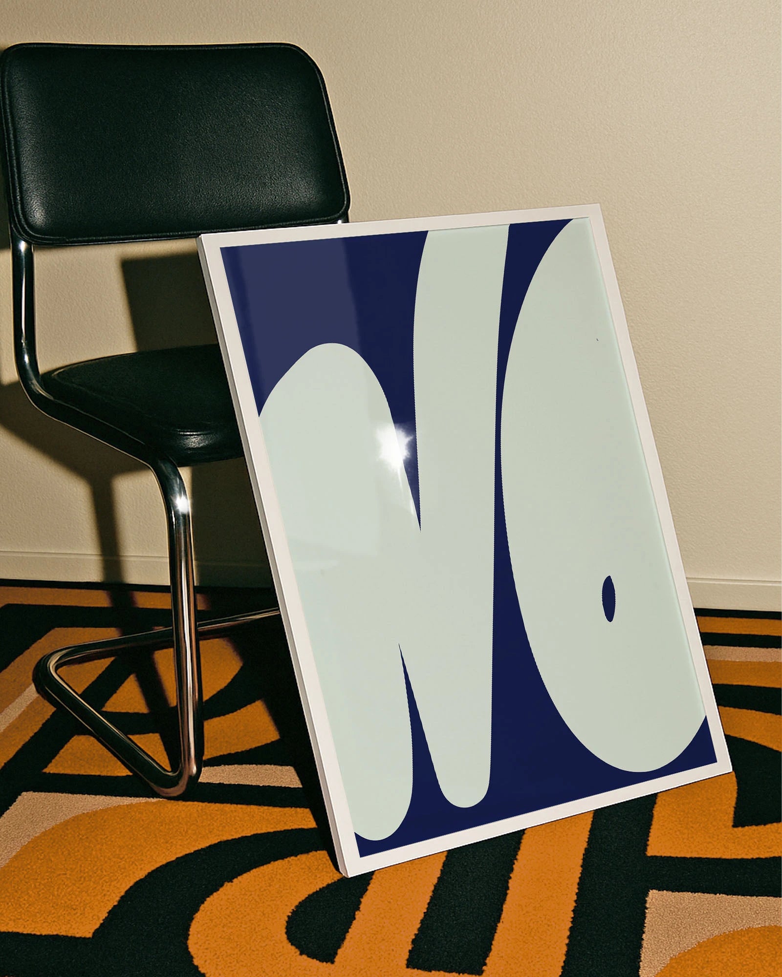 NO Poster – FineArt Wandbild, moderne Kunst & Fine Art Print von Spawnd, handgefertigt & Made in Germany