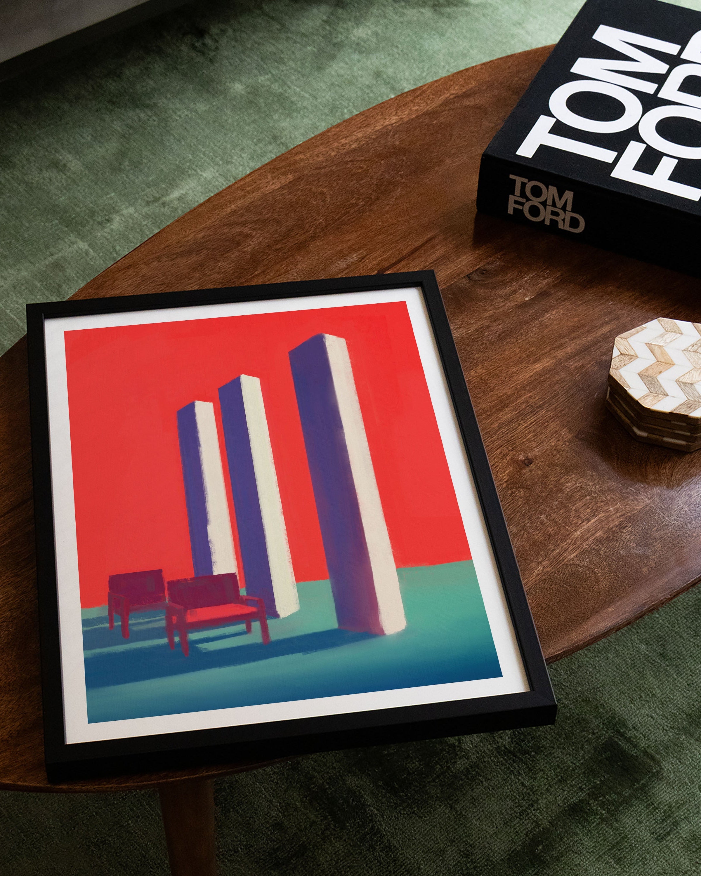 No One Came Poster – FineArt Wandbild, moderne Kunst & Fine Art Print von Spawnd, handgefertigt & Made in Germany