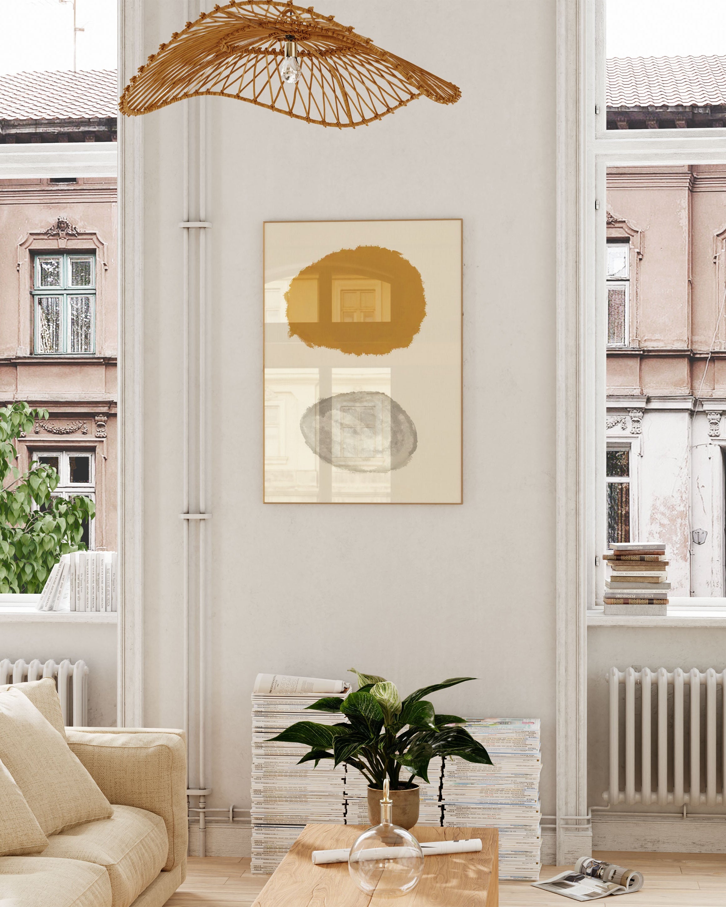 Flekk Poster – FineArt Wandbild, moderne Kunst & Fine Art Print von Spawnd, handgefertigt & Made in Germany