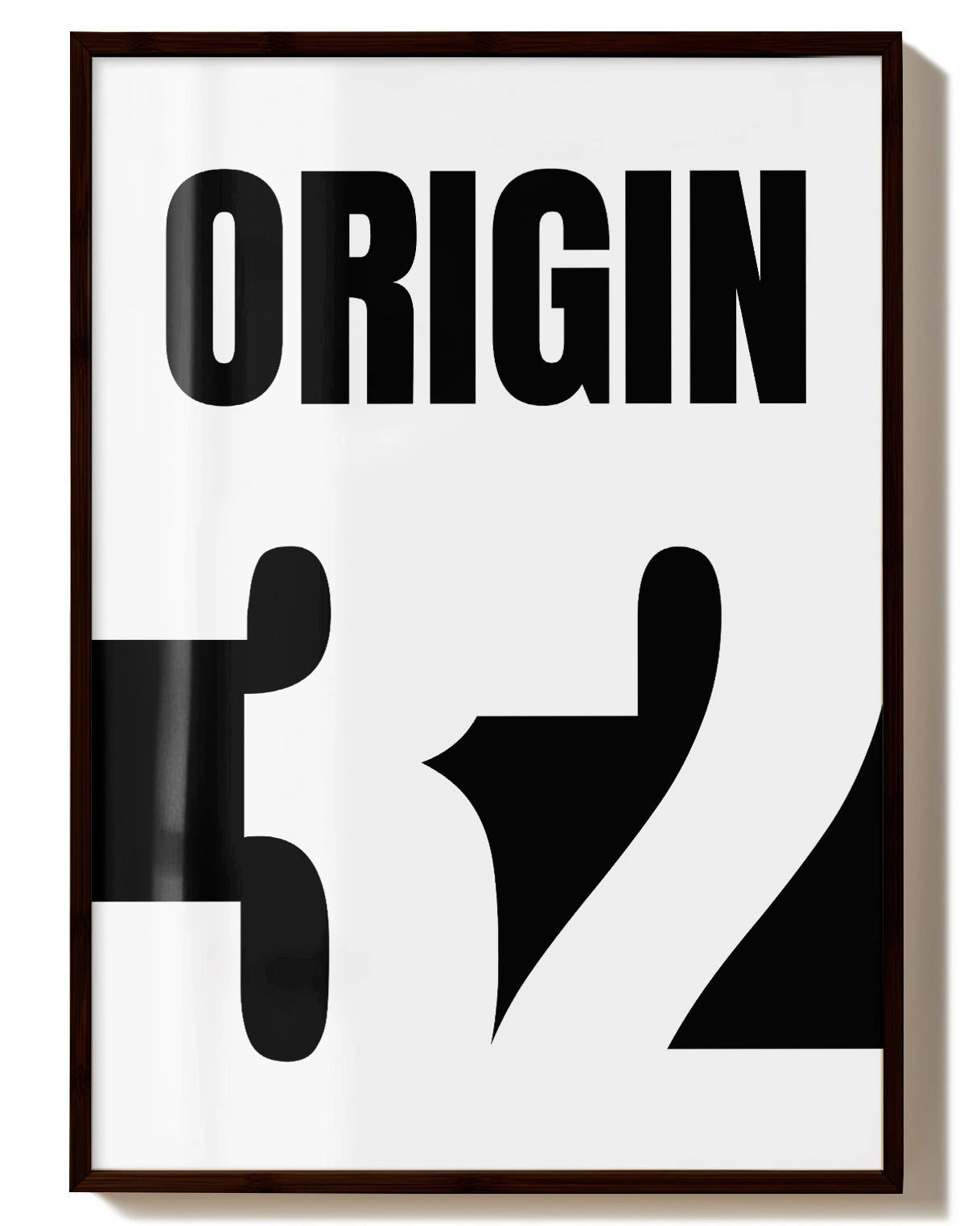 Origin 32 Poster – FineArt Wandbild, moderne Kunst & Fine Art Print von Spawnd, handgefertigt & Made in Germany