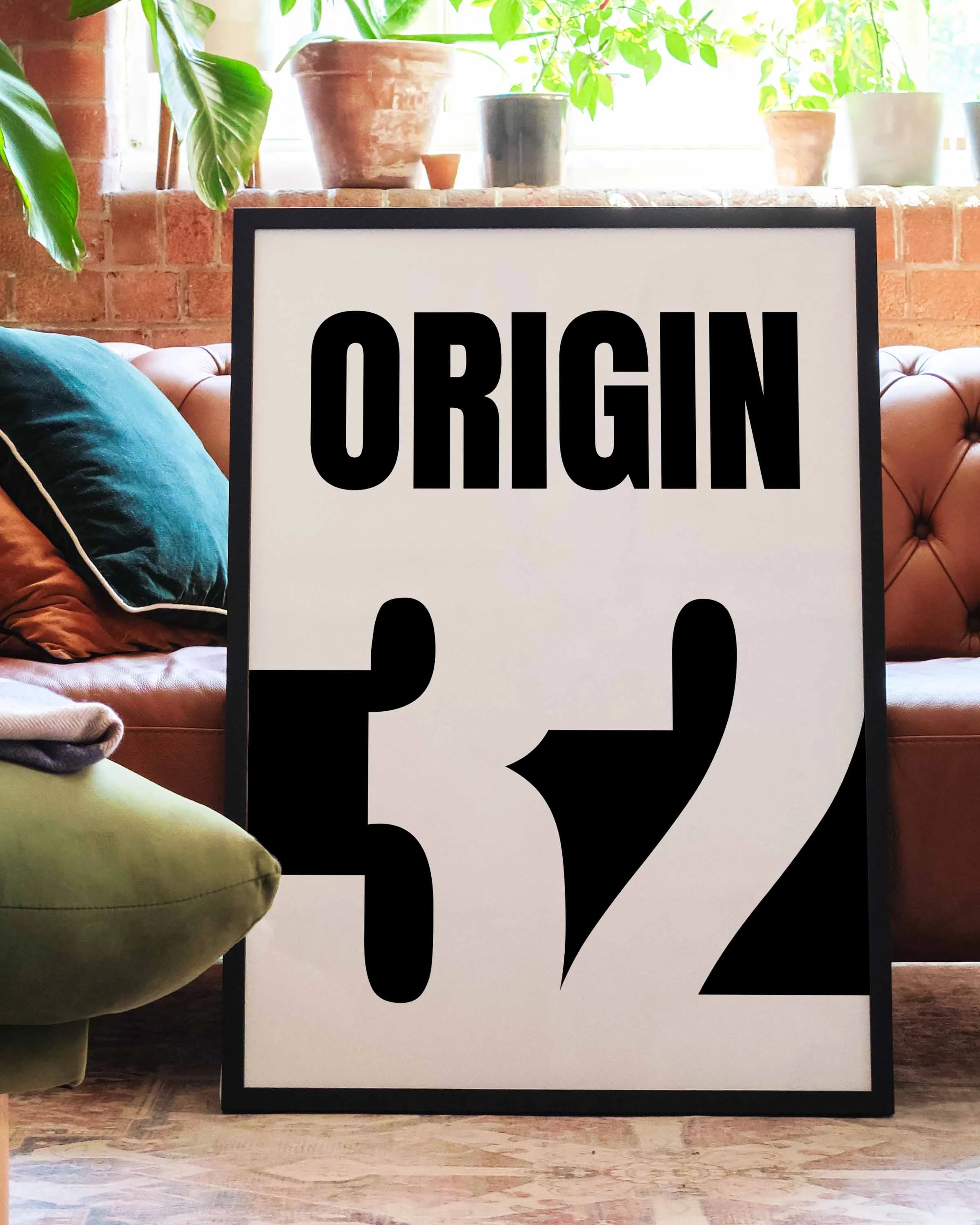 Origin 32 Poster – FineArt Wandbild, moderne Kunst & Fine Art Print von Spawnd, handgefertigt & Made in Germany