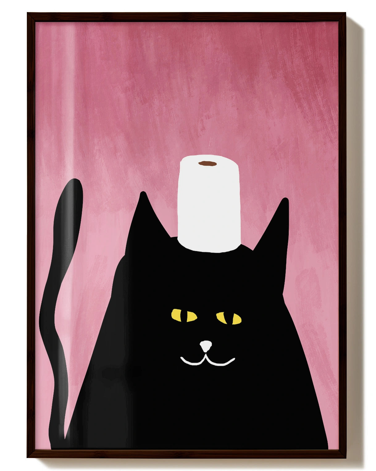 Pooping? Poster – FineArt Wandbild, moderne Kunst & Fine Art Print von Spawnd, handgefertigt & Made in Germany