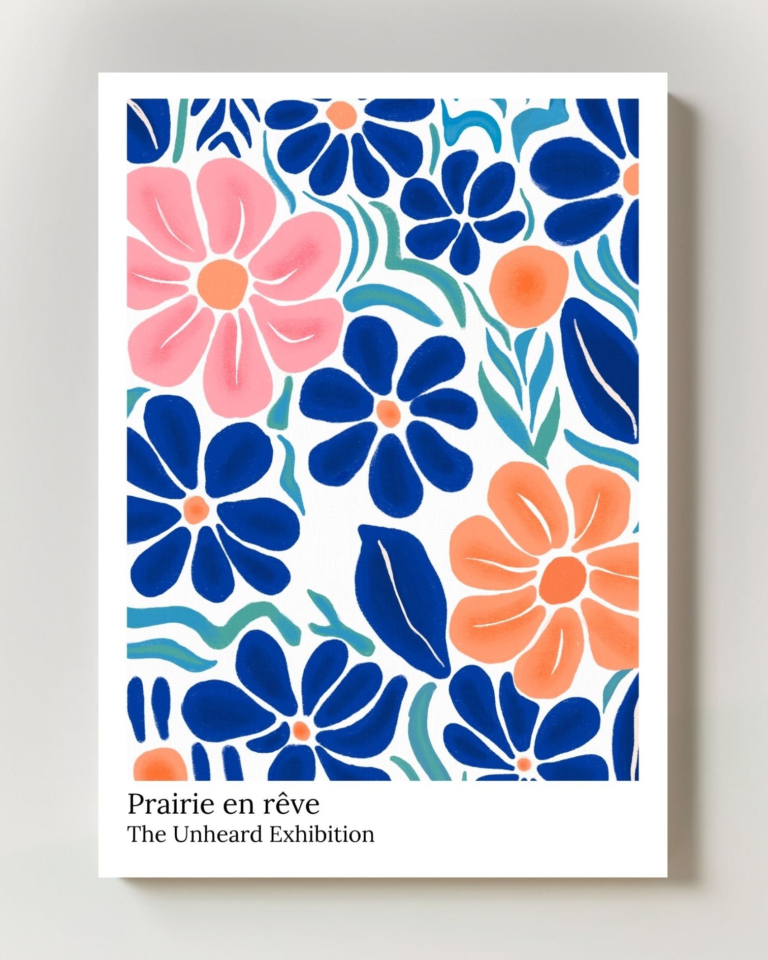 Prairie en rêve Poster – FineArt Wandbild, moderne Kunst & Fine Art Print von Spawnd, handgefertigt & Made in Germany