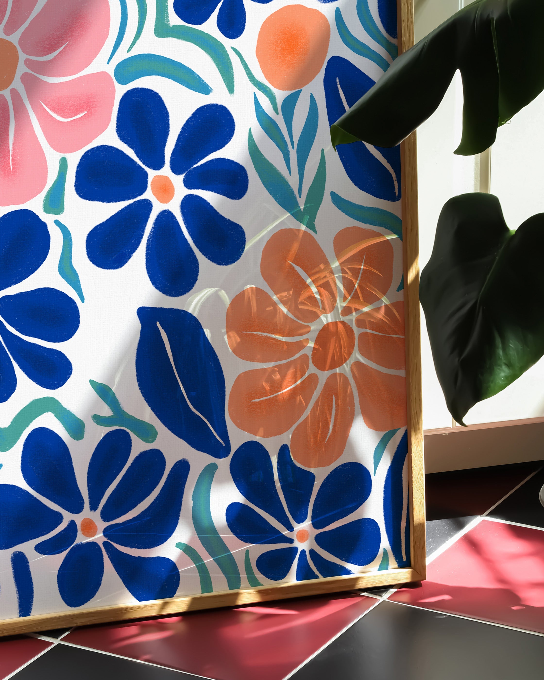 Prairie en rêve Poster – FineArt Wandbild, moderne Kunst & Fine Art Print von Spawnd, handgefertigt & Made in Germany