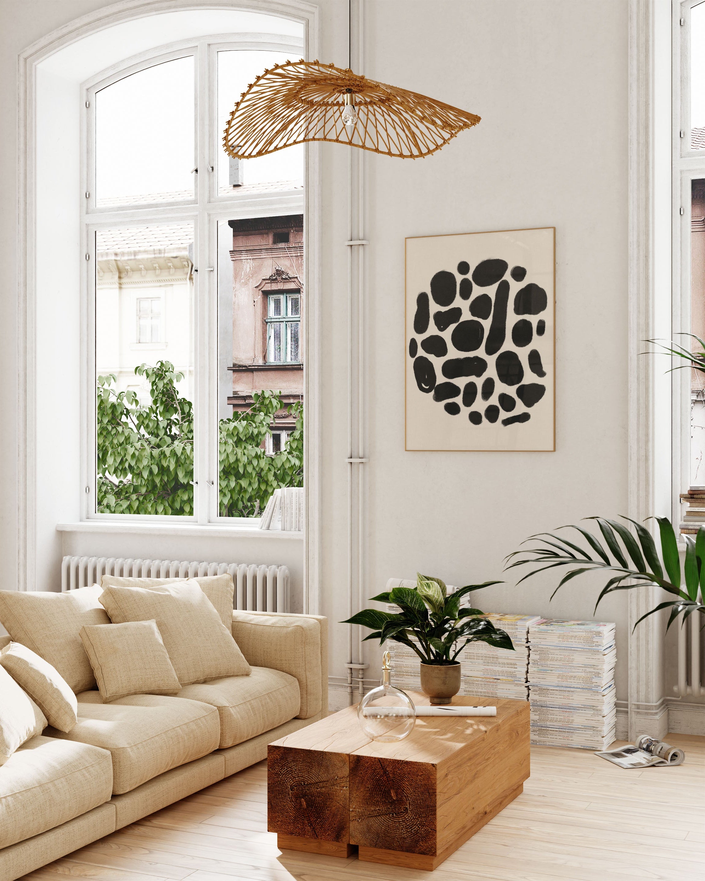 Prikker Poster – FineArt Wandbild, moderne Kunst & Fine Art Print von Spawnd, handgefertigt & Made in Germany