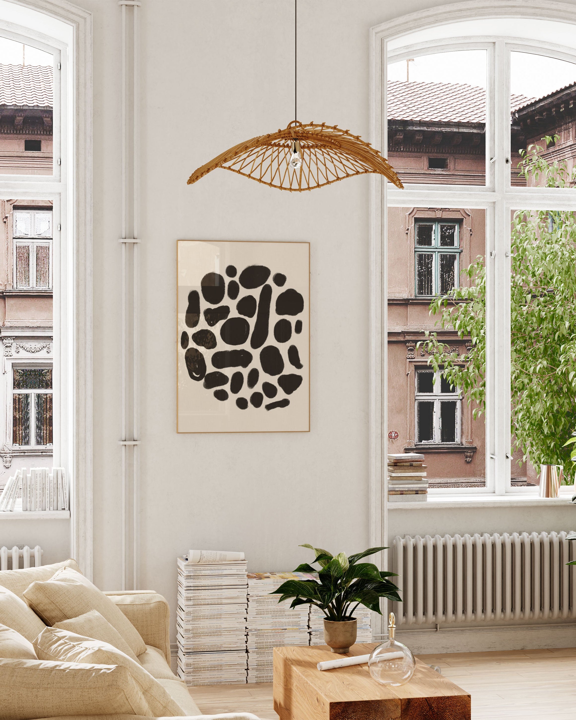 Prikker Poster – FineArt Wandbild, moderne Kunst & Fine Art Print von Spawnd, handgefertigt & Made in Germany