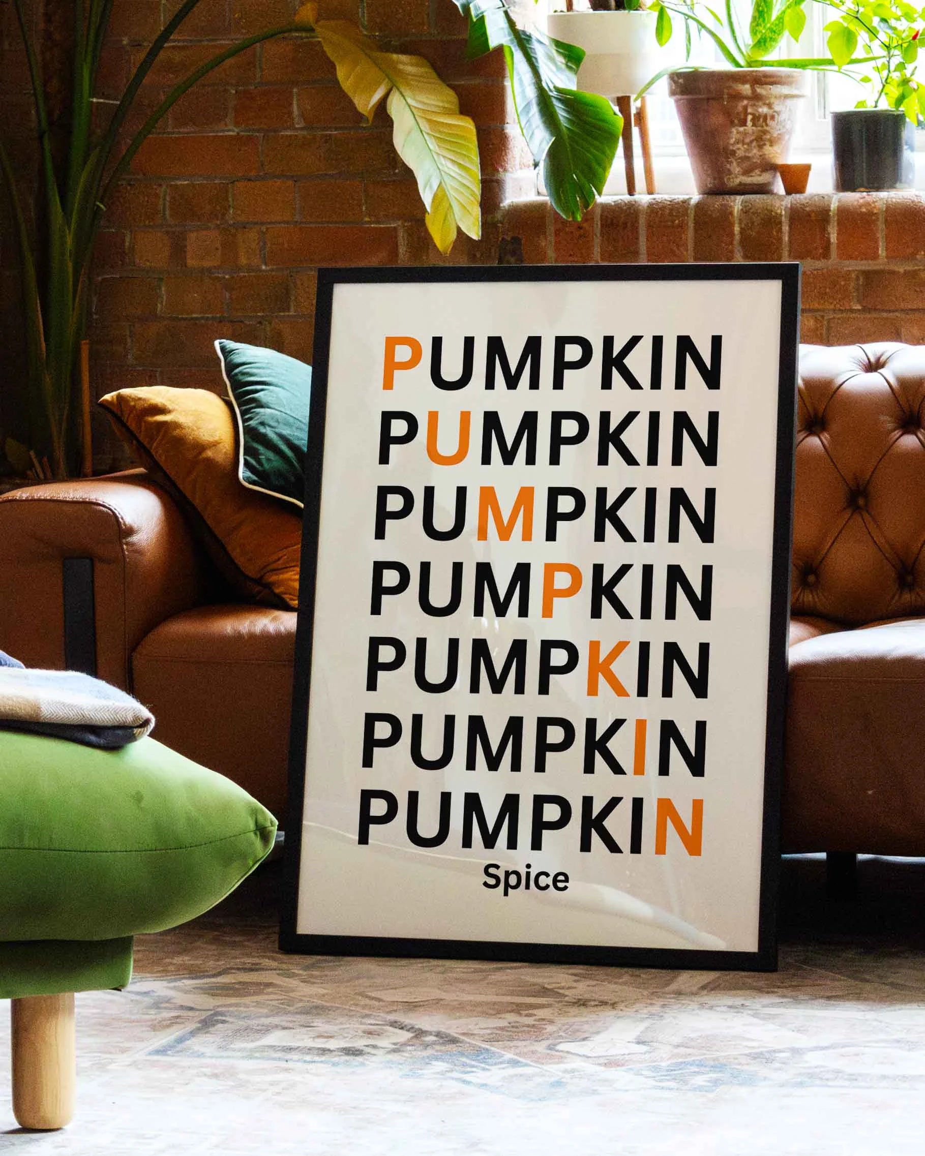 Pumpkin Spice Poster – FineArt Wandbild, moderne Kunst & Fine Art Print von Spawnd, handgefertigt & Made in Germany