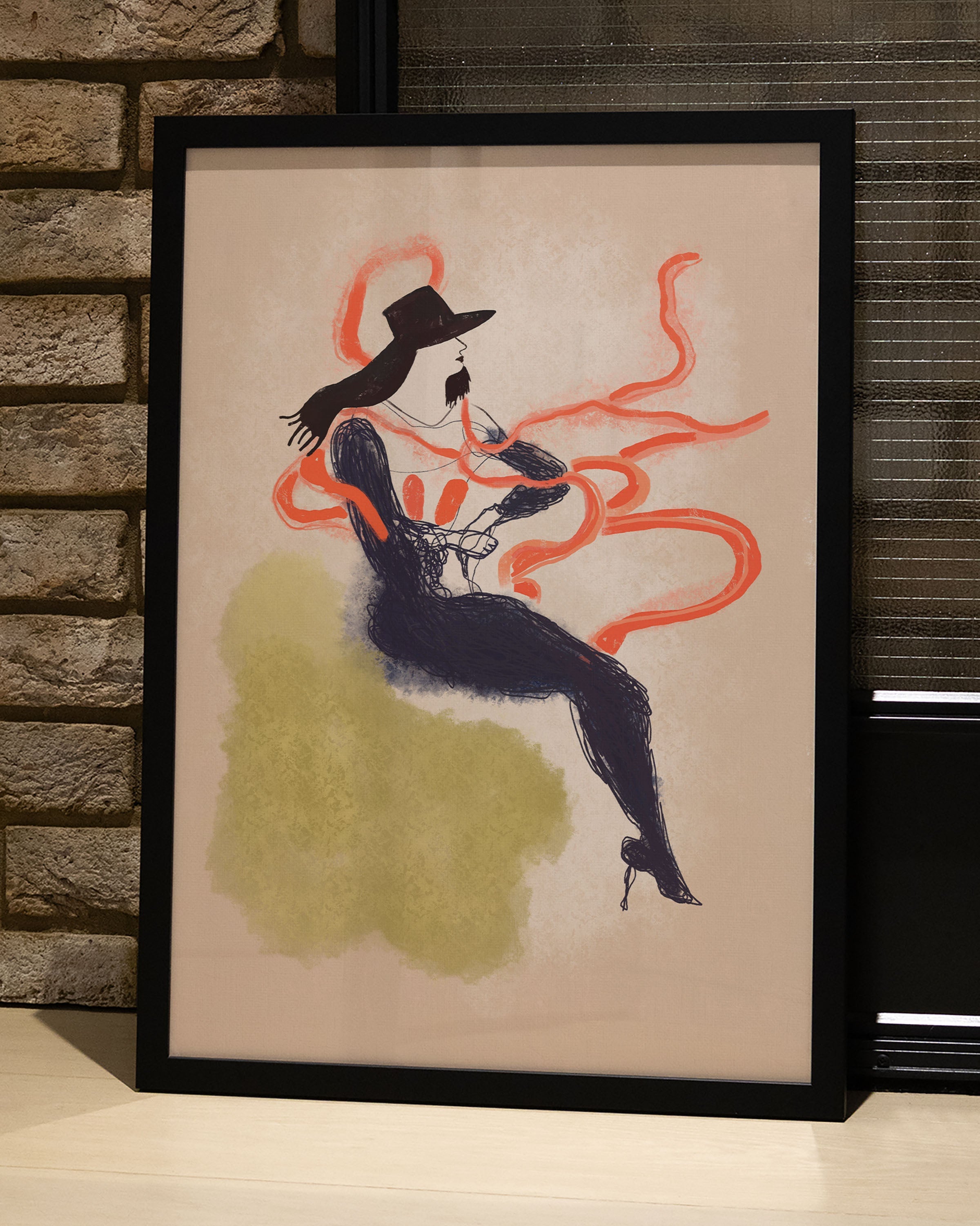 High Heels Poster – FineArt Wandbild, moderne Kunst & Fine Art Print von Spawnd, handgefertigt & Made in Germany